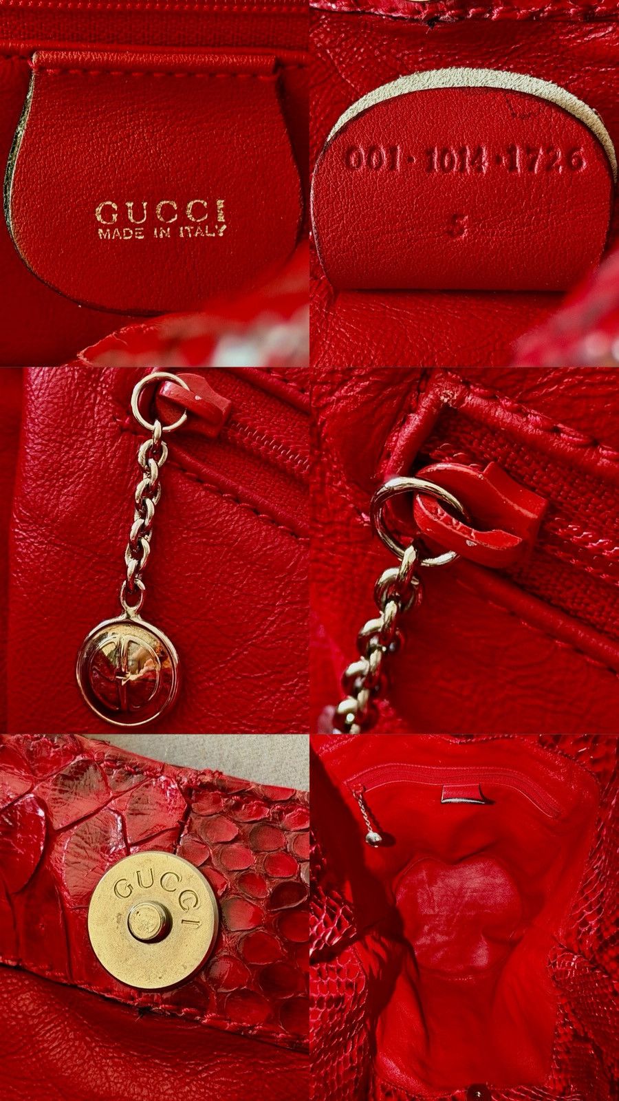 Gucci Gucci - Tom Ford - 1996 Python Bamboo - Cross Body Bag Size ONE SIZE - 24 Thumbnail