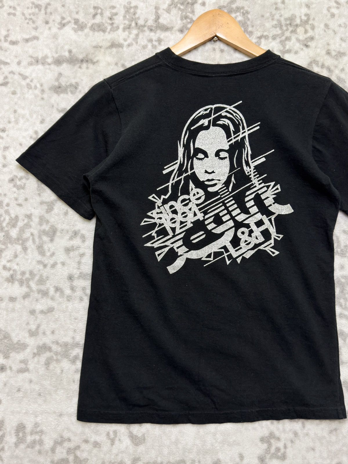 Hysteric Glamour Vintage X-Girl Silver Girl Art graphic tee Size US XS / EU 42 / 0 - 6 Thumbnail
