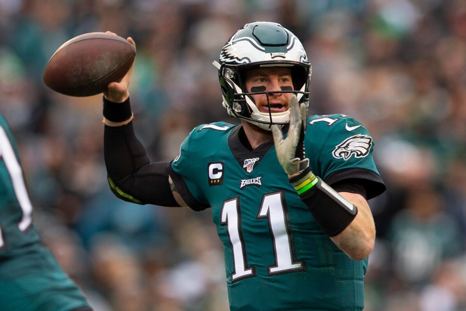 NFL PHILADELPHIA EAGLES WENTZ JERSEY NFL FOOTBALL JERSEY Size US XL / EU 56 / 4 - 11 Thumbnail
