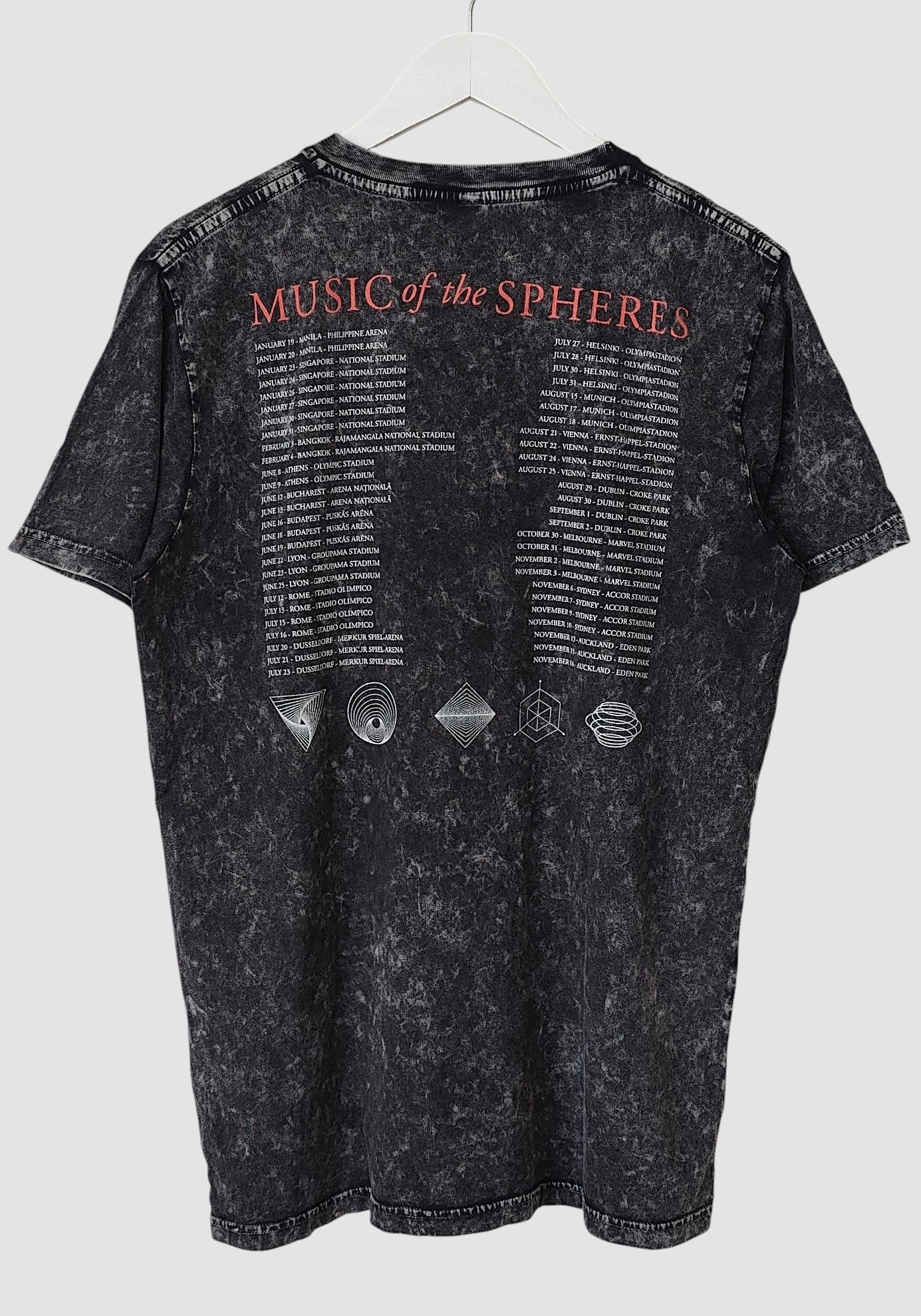 Band Tees Coldplay Alien Radio Music of the Spheres Tshirt Size US M / EU 48-50 / 2 - 2 Thumbnail