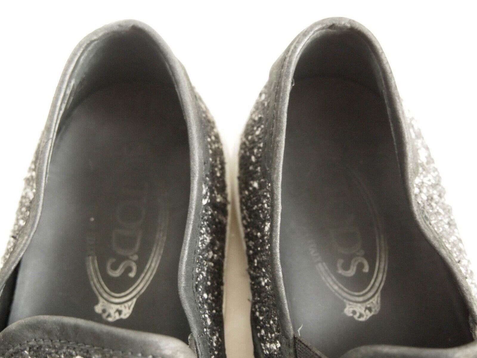 Tod's Tod's Slip Ons Sneakers Black Leather Textile US 8 EU 41 Size US 8 / EU 41 - 8 Thumbnail