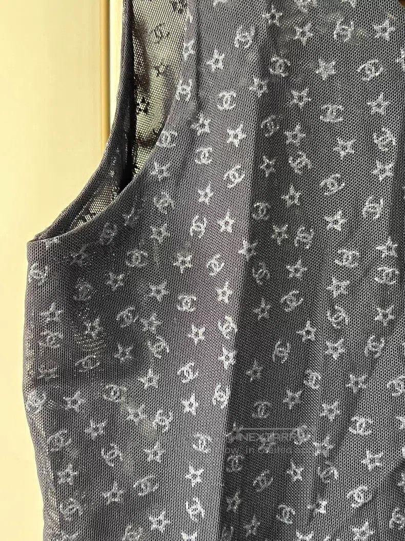 Chanel Chanel 24C black logo star strap vest Size XXS / US 00 / IT 34 - 4 Thumbnail
