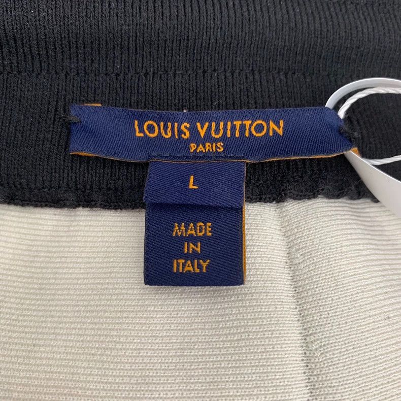 Louis Vuitton Louis Vuitton size l Black side logo aged mulberry silk dra Size US 28 / EU 44 - 6 Thumbnail
