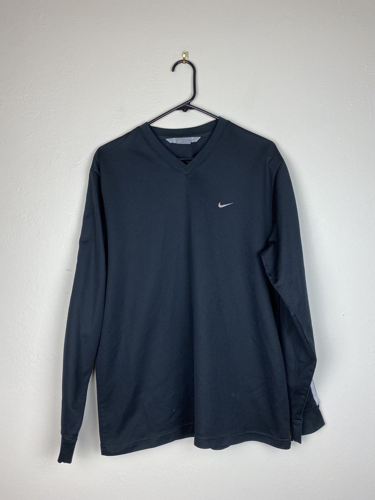 Nike Vintage Y2K Nike Long sleeve Athletic Silver Tag Jersey Size US M / EU 48-50 / 2 - 1 Thumbnail