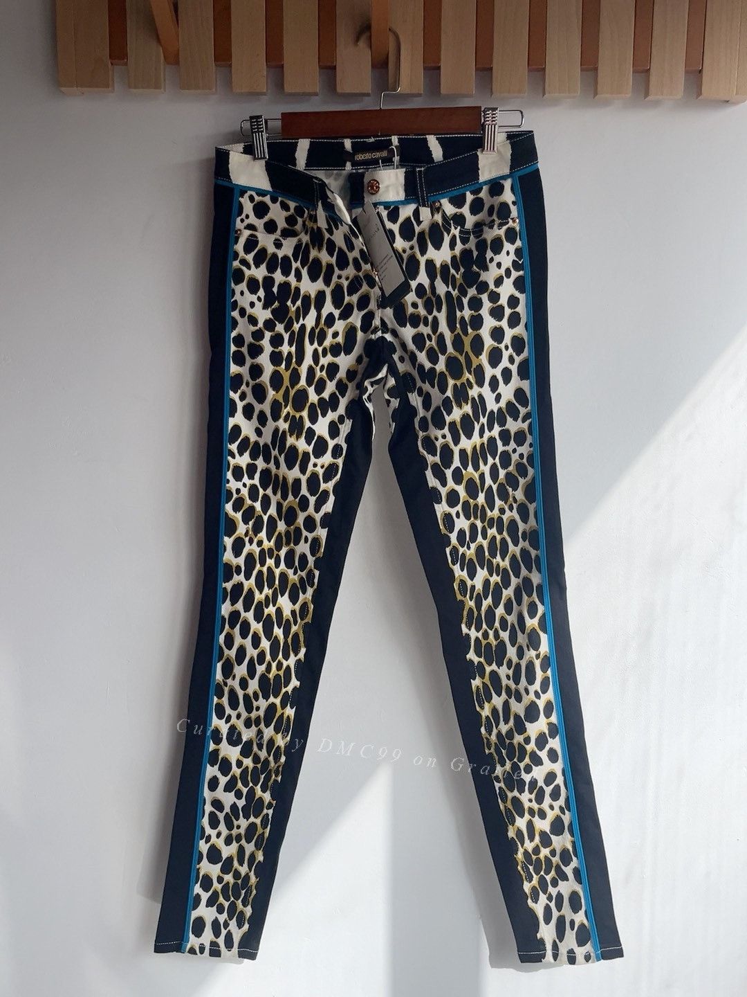 Just Cavalli × Roberto Cavalli Y2K Just Cavalli Flare Leopard