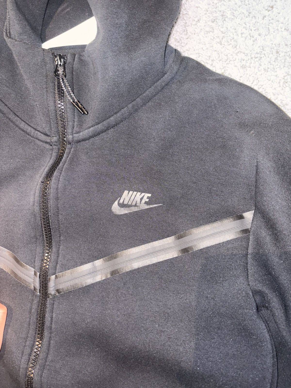 Nike Black Nike Tech Zip-Up Size US L / EU 52-54 / 3 - 3 Thumbnail