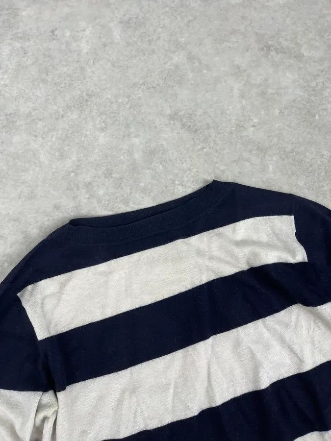 Dries Van Noten Dries Van Noten Navy & White Striped Sweater Size S / US 4 / IT 40 - 5 Thumbnail