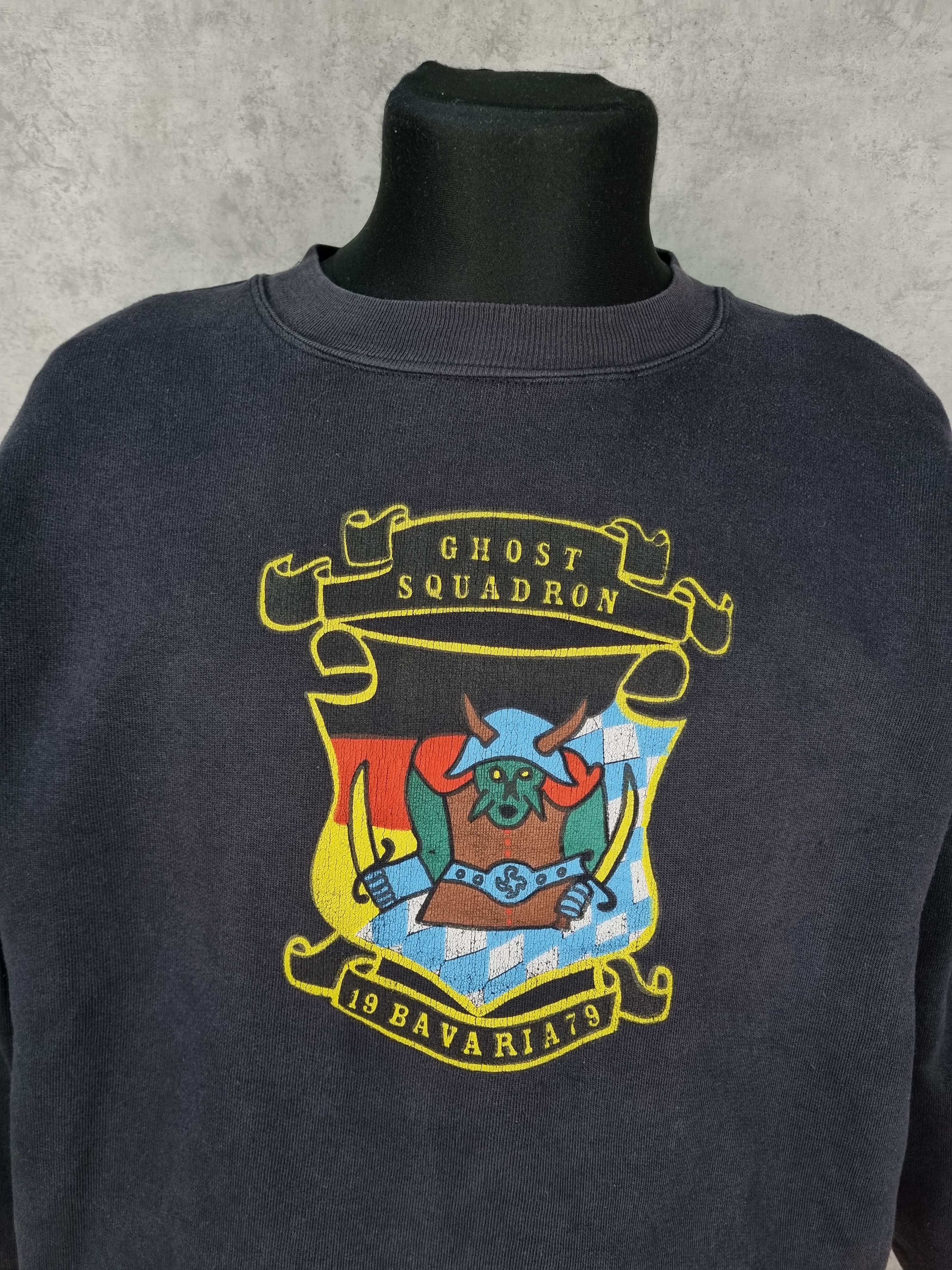 Jerzees × Vintage 1979 Ghost Squadron Bavaria Confederate Air Force Sweatshirt Size US M / EU 48-50 / 2 - 5 Thumbnail