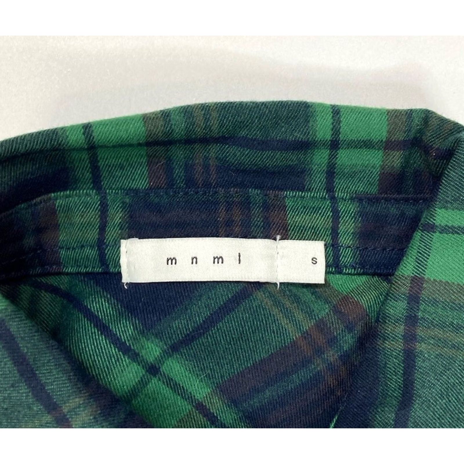 MNML MNML Plaid Button-Up Shirt Men Small Green Long Sleeve Pocket Shirt Size US S / EU 44-46 / 1 - 5 Thumbnail