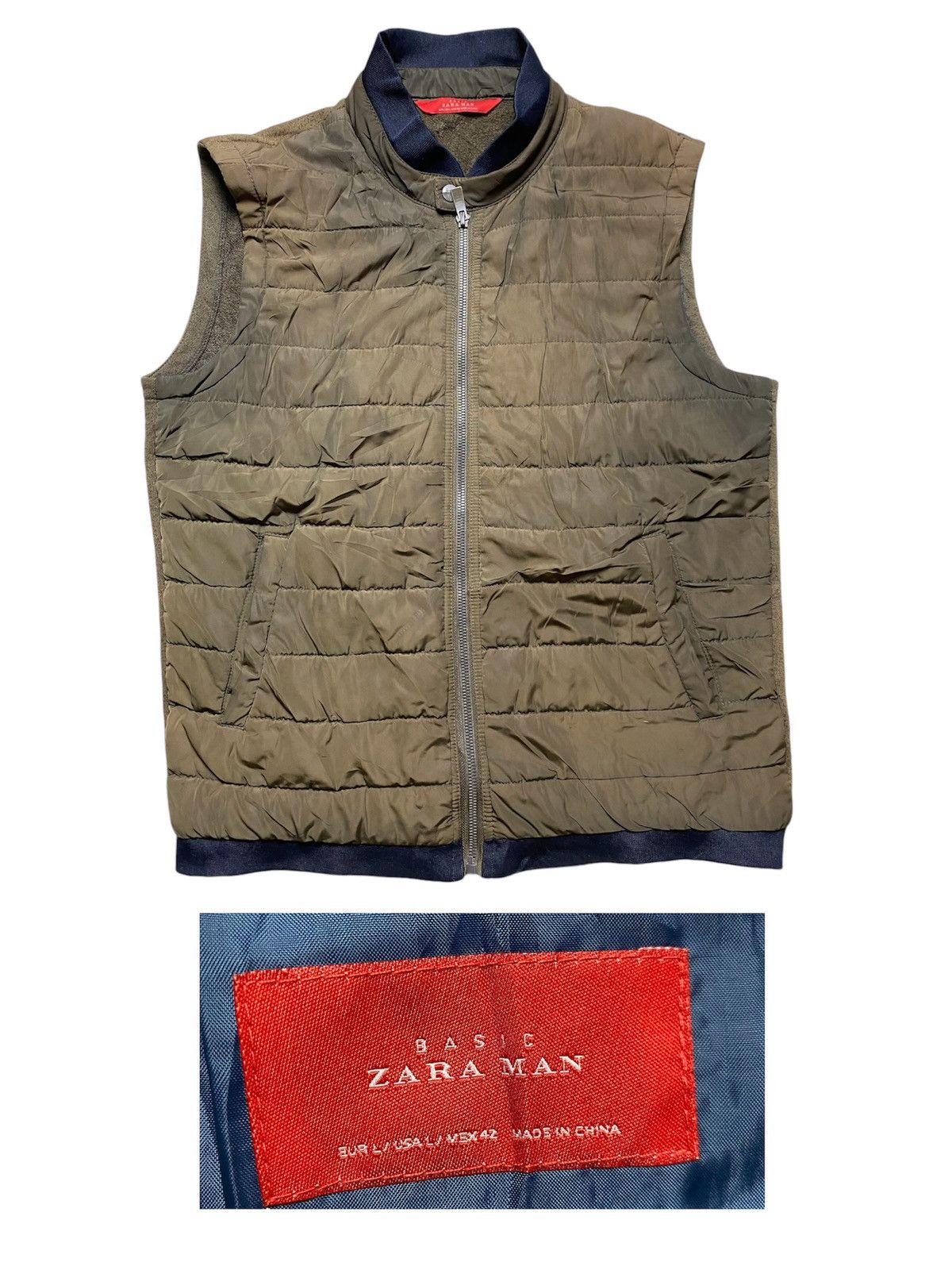 Designer × Zara Basic ZARA men vest Size US L / EU 52-54 / 3 - 1 Thumbnail
