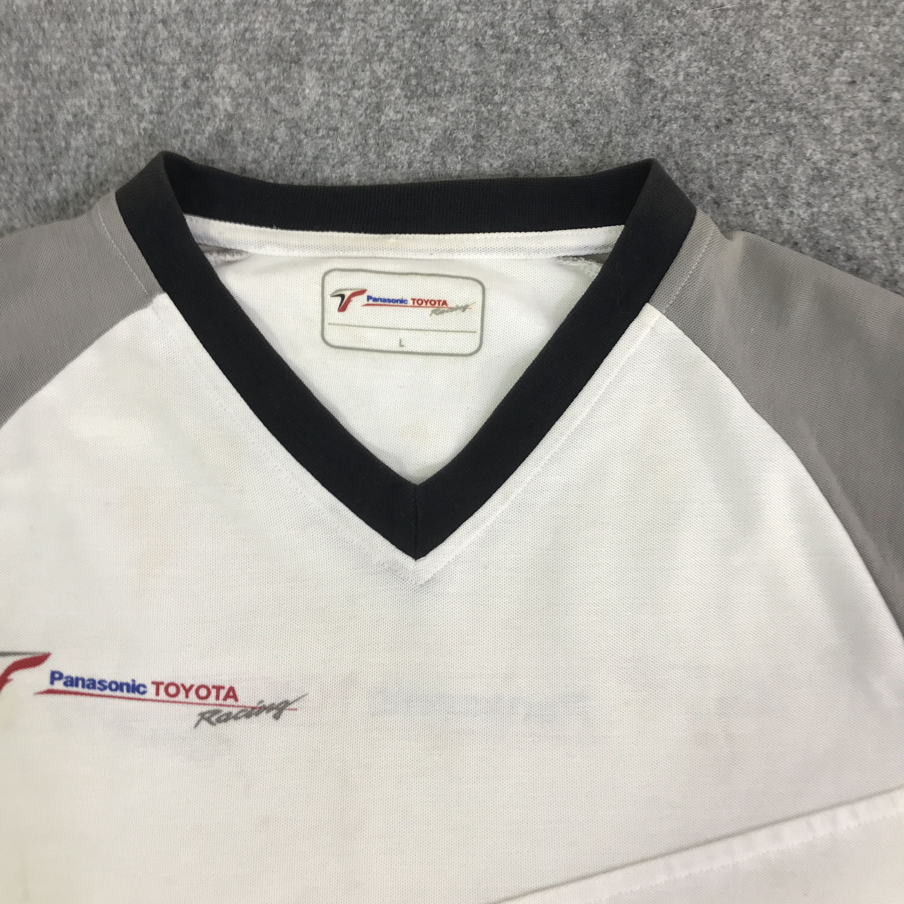 Japanese Brand PANASONIC X TOYOTA RACING T-SHIRT K117B5 Size US L / EU 52-54 / 3 - 7 Thumbnail