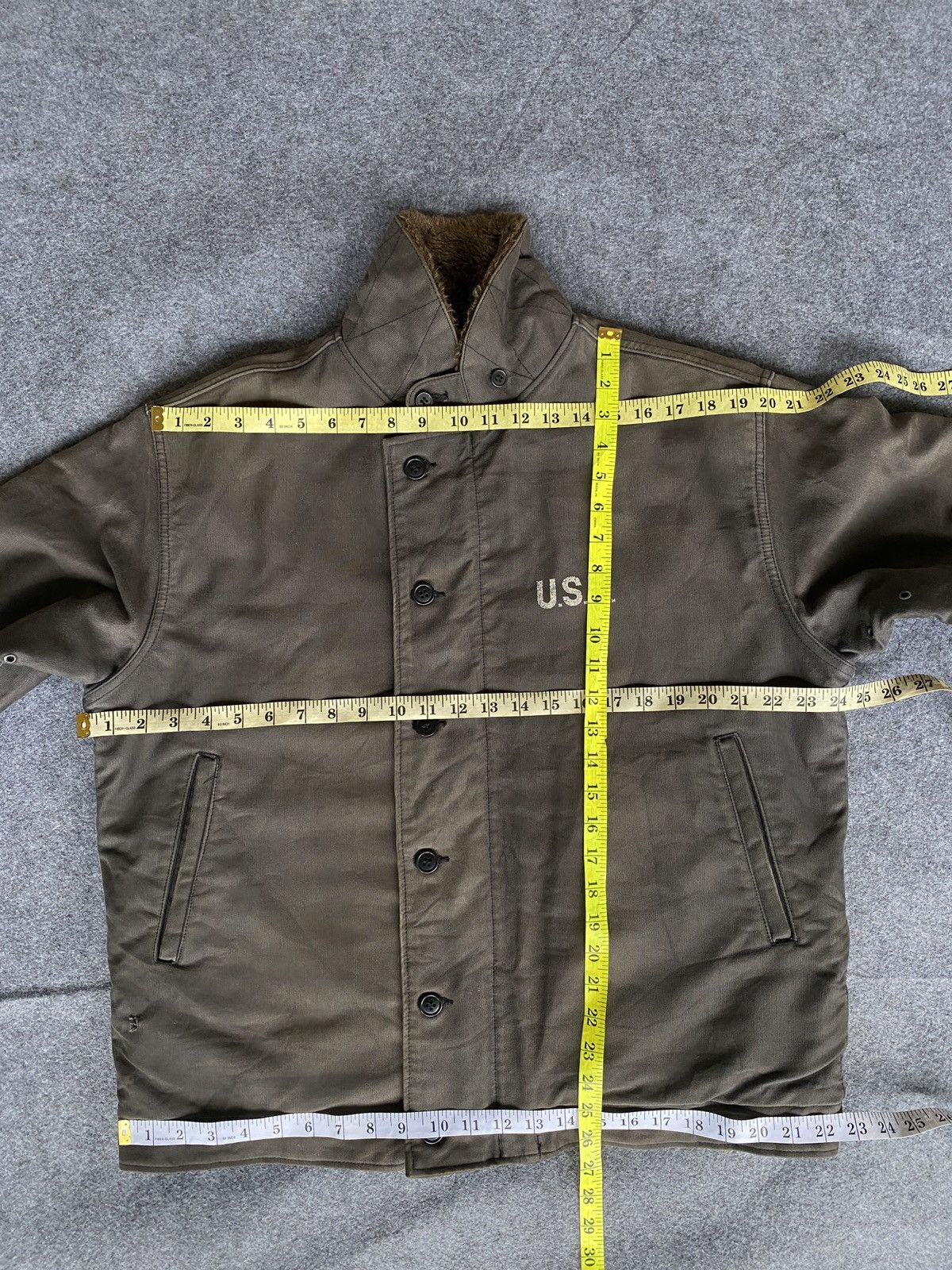 Vintage Vintage usn air force jacket Size US XL / EU 56 / 4 - 9 Thumbnail