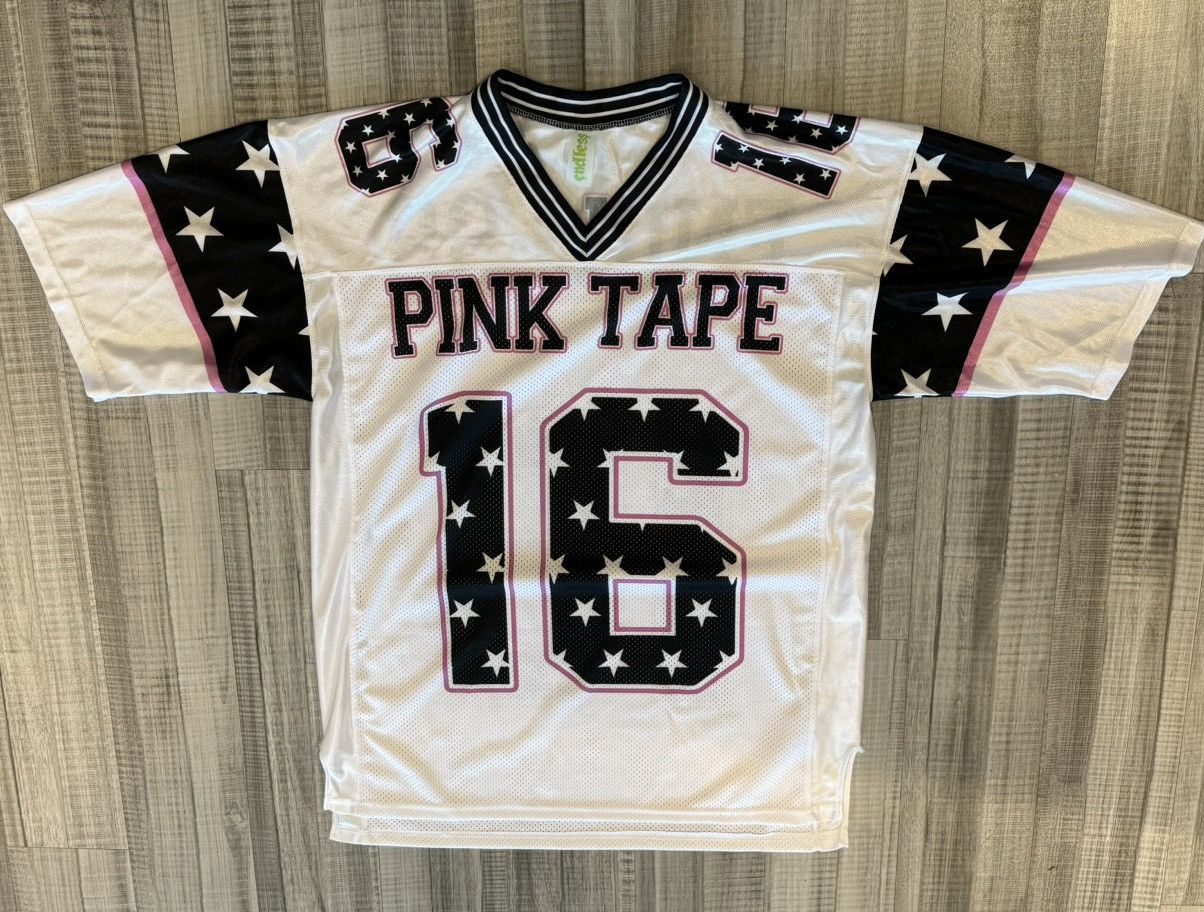 image of Endless Pink Tape Jersey in White, Men's (Size 2XL)