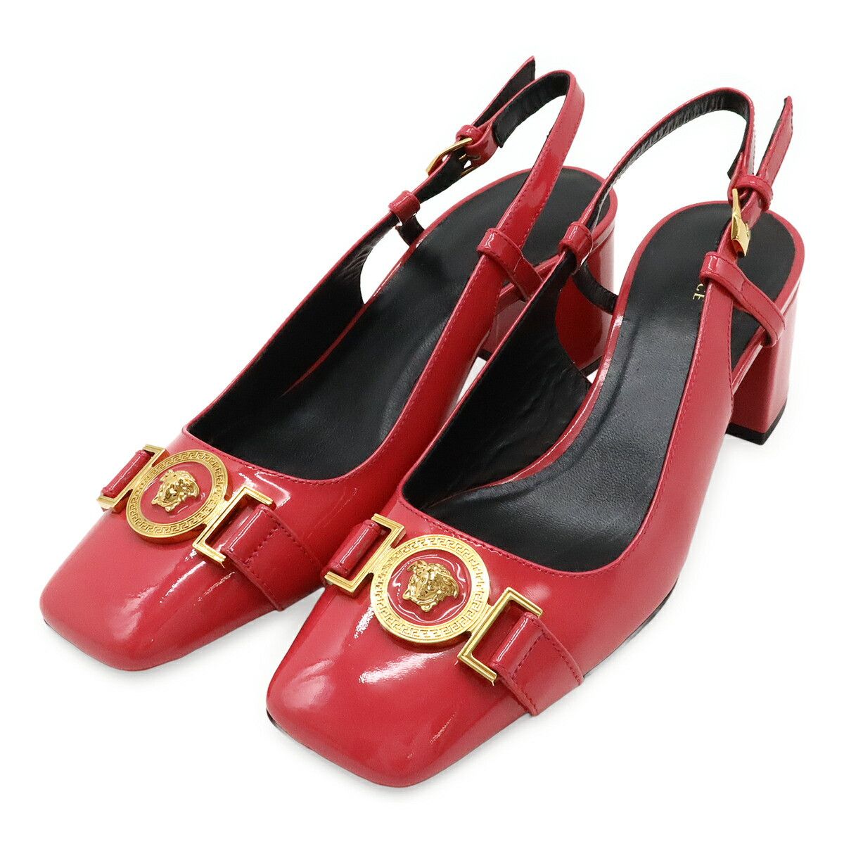Versace Versace Versace Patent Leather Pumps Enamel Shoes DUTY FREE for USA Size ONE SIZE - 1 Thumbnail