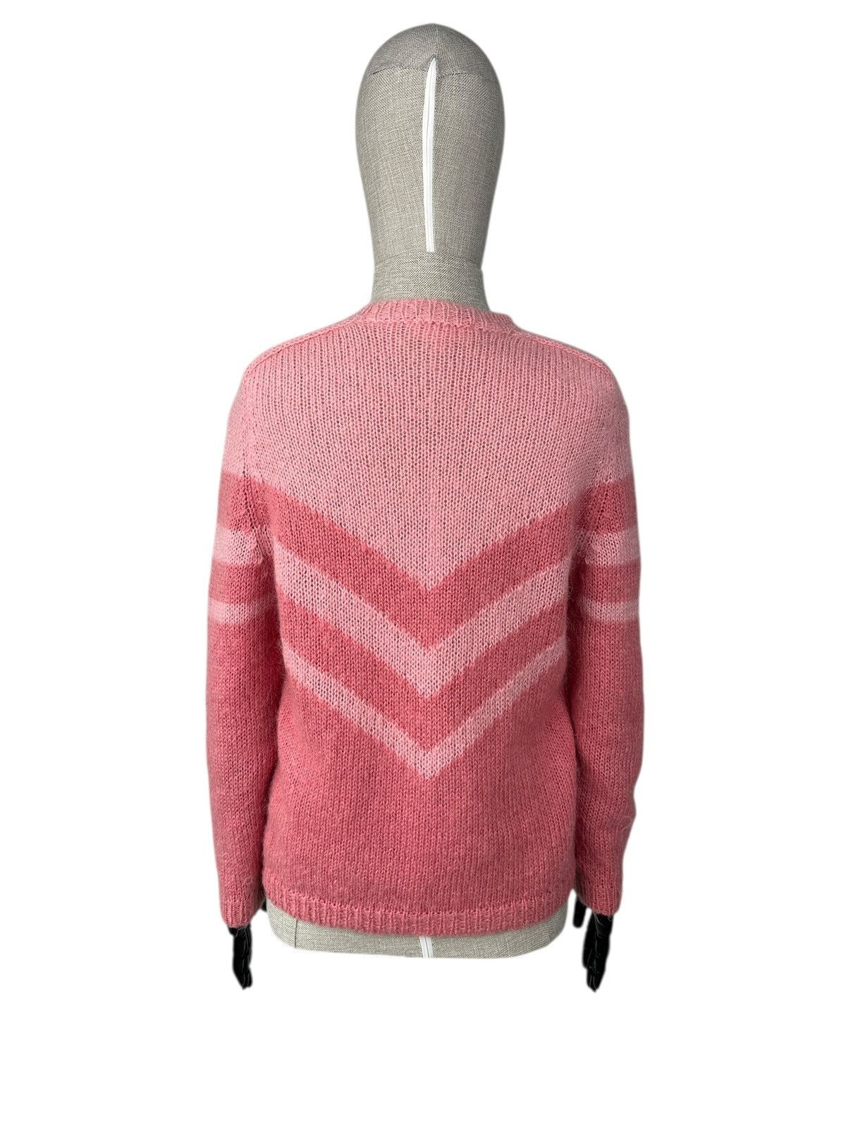 Sezane LA MAILLE SEZANE Rose Pink Kid Mohair Wool Blend Sweater Size M / US 6-8 / IT 42-44 - 5 Thumbnail