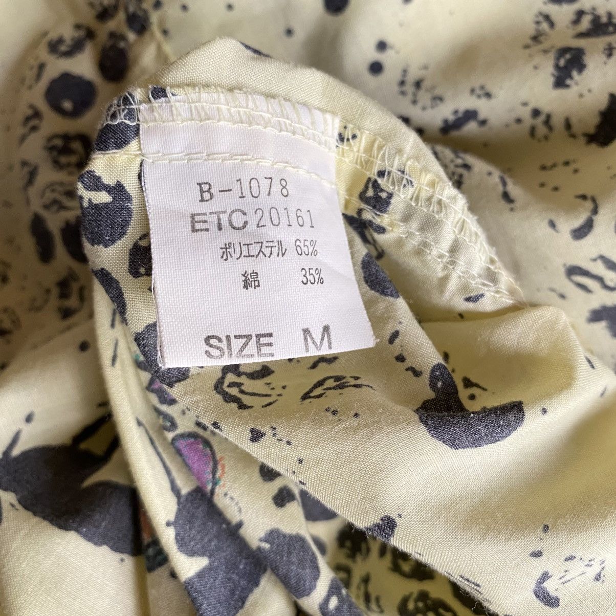 Designer × Japanese Brand RNA Inc. Yellow Honeycomb Bee Short-Sleeve Shirt Size M / US 6-8 / IT 42-44 - 6 Thumbnail