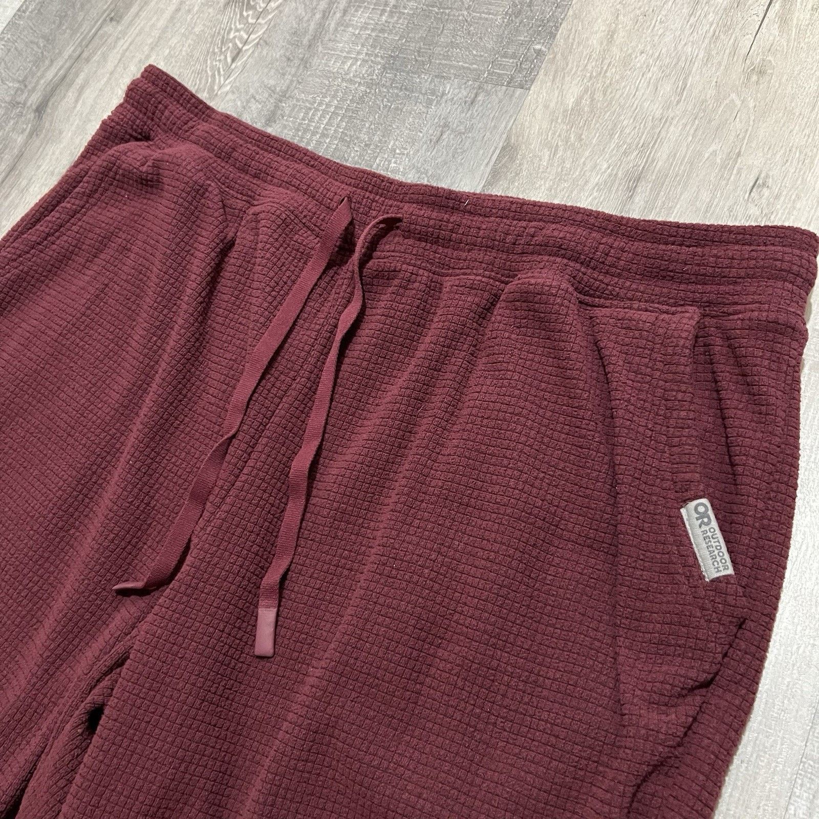 Outdoor Research Outdoor Research Trail Mix Joggers Waffle Fleece Grid Hiking Size 37" - 3 Thumbnail
