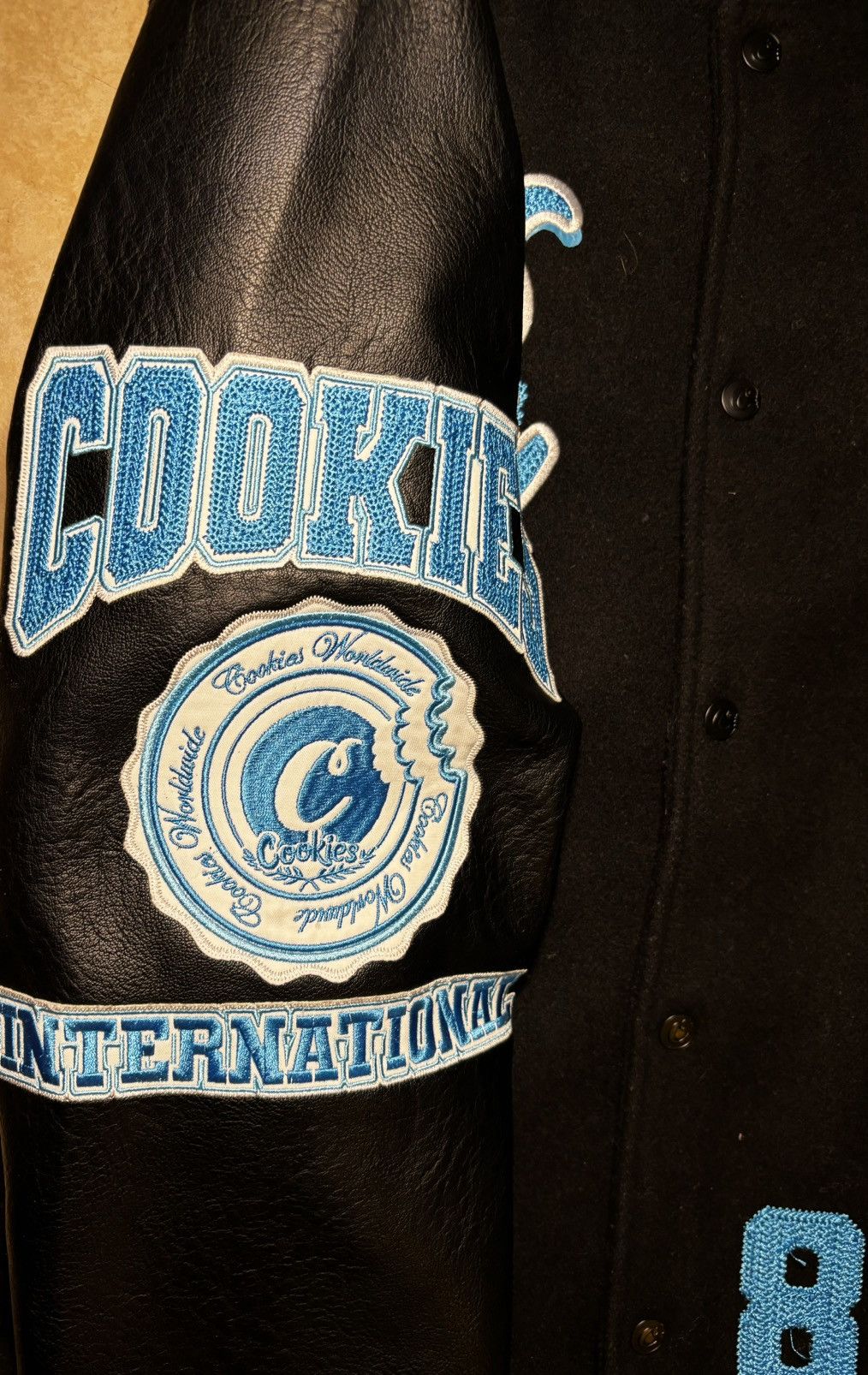 Cookies Black & blue Cookies varsity jacket Size US M / EU 48-50 / 2 - 2 Thumbnail