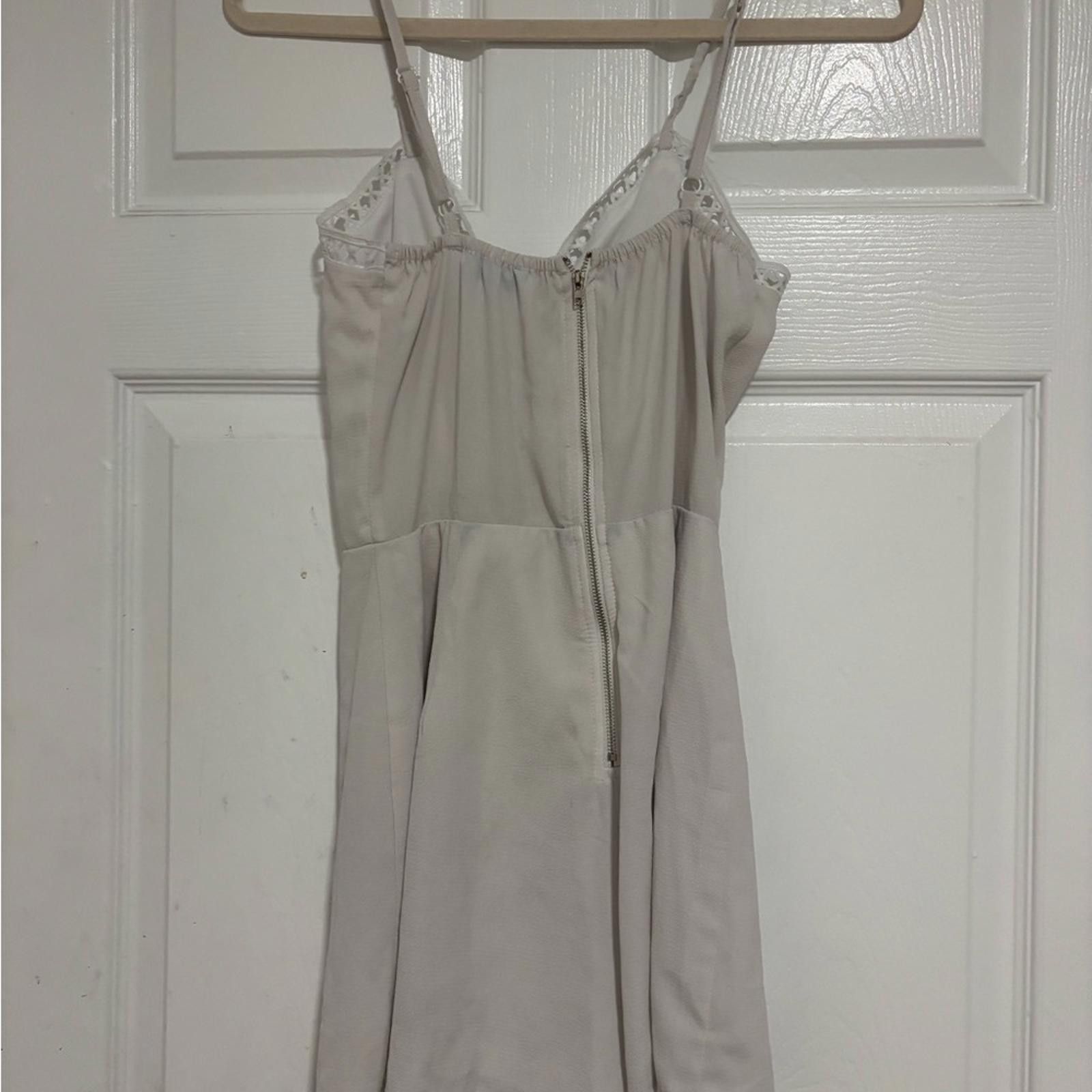Other She and Sky Elegant White Sleeveless jumper Size 28" / US 6 / IT 42 - 4 Thumbnail