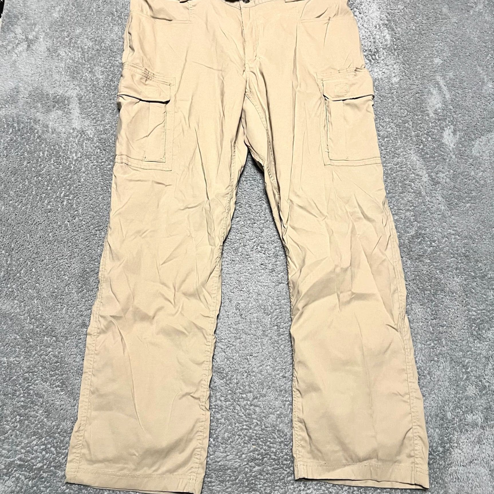 Duluth Trading Company Duluth Trading Pants Mens XXL x34 Belted Flex Dry On The Fly Cargo Hiking Baggy? Size US 39 - 2 Thumbnail
