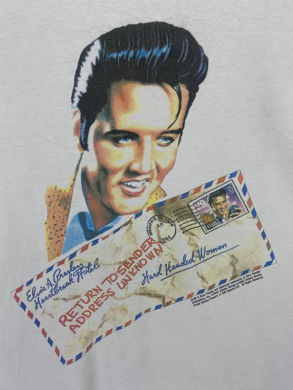 Band Tees × Vintage Vintage Elvis Presley Punk Rock Band Tee T Shirts Size US XL / EU 56 / 4 - 8 Thumbnail