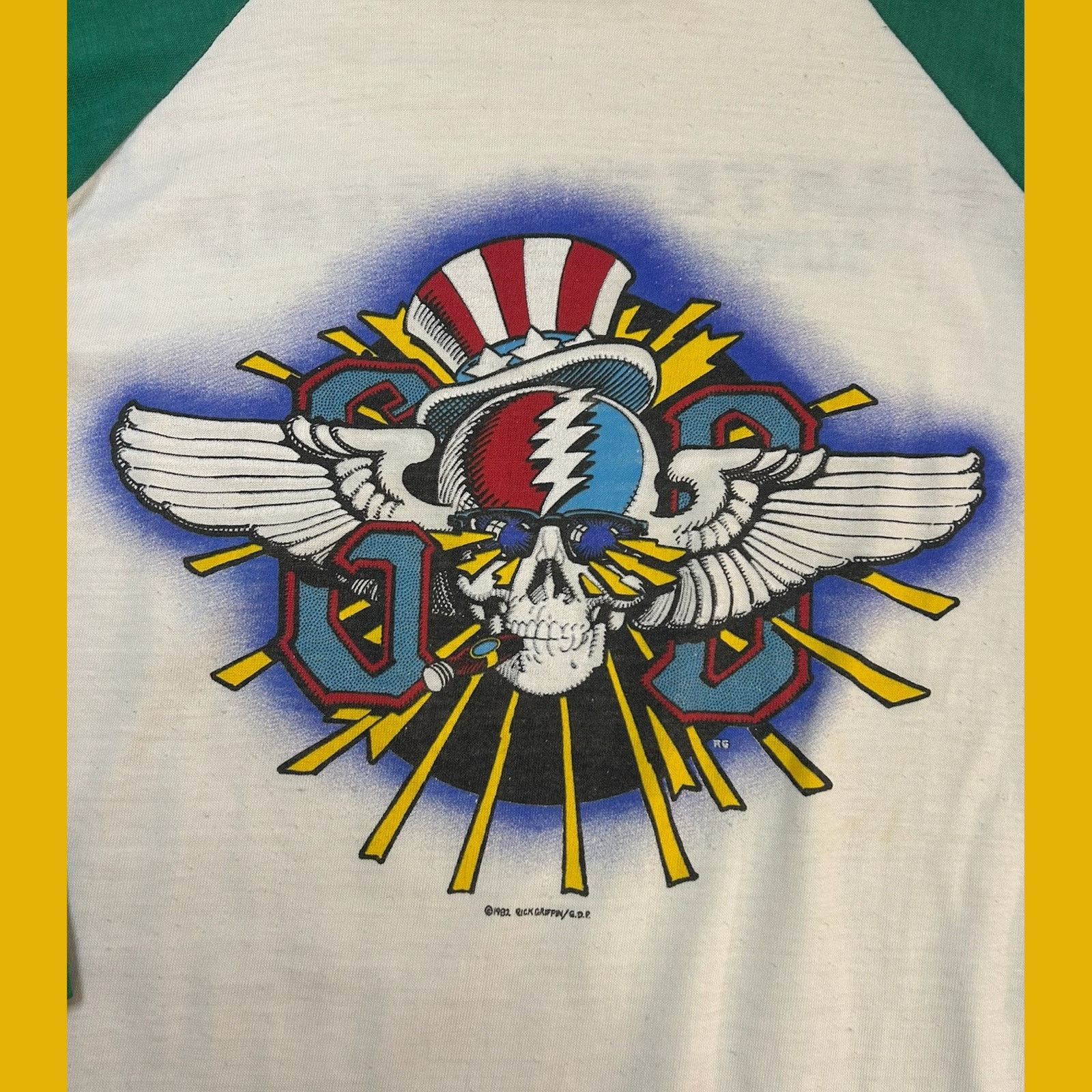 Vintage Vintage Grateful Dead tee shirt 1982 (80s) summer tour sz L Size US L / EU 52-54 / 3 - 4 Thumbnail