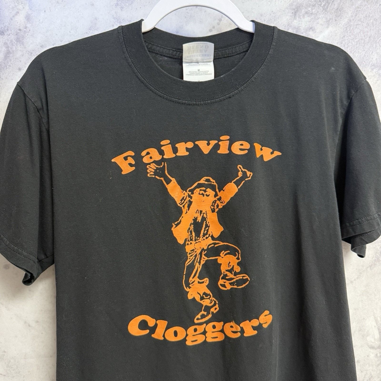 Vintage Vintage Y2K Fairview Cloggers T Shirt Mens Medium Black Size US M / EU 48-50 / 2 - 1 Thumbnail