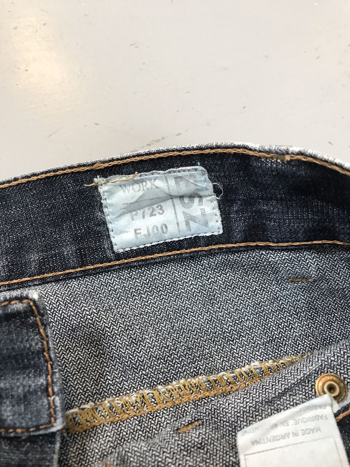 Vintage E S Z JEANS Y2K Designer Denim Size US 28 / EU 44 - 11 Thumbnail