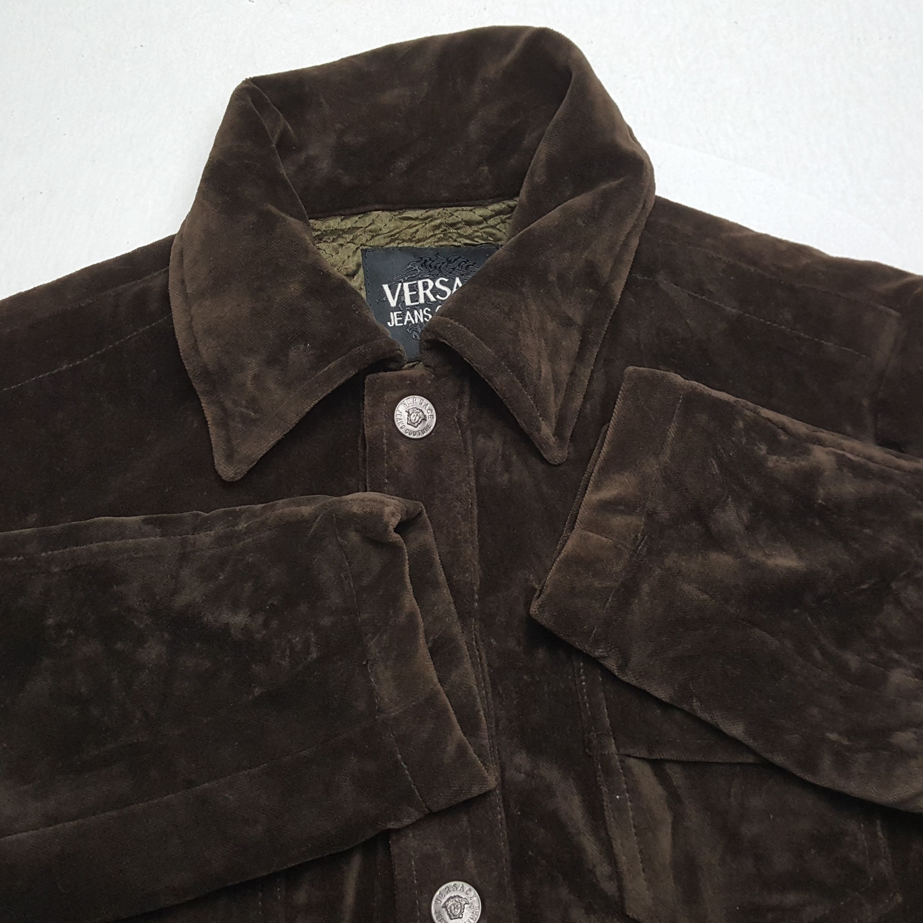 Versace Jeans Couture × Vintage Vintage VERSACE JEAN COUTURE Italian Fashion Brand Jacekt Size S / US 4 / IT 40 - 9 Thumbnail