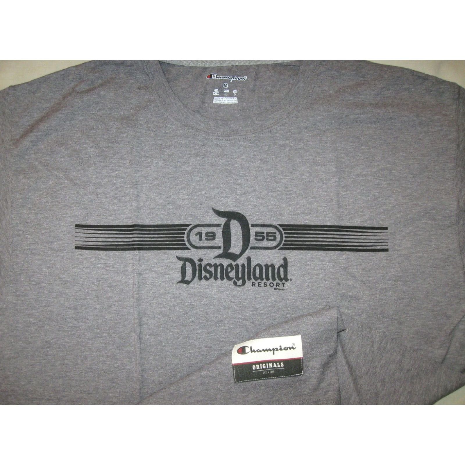 Champion Champion Disneyland T Shirt Mens Medium Gray Short Sleeve Cotton/Polyester Crew Neck Regular Fit Graphics Christmas 80s 90s Disneyland Theme Mens Size US M / EU 48-50 / 2 - 3 Thumbnail