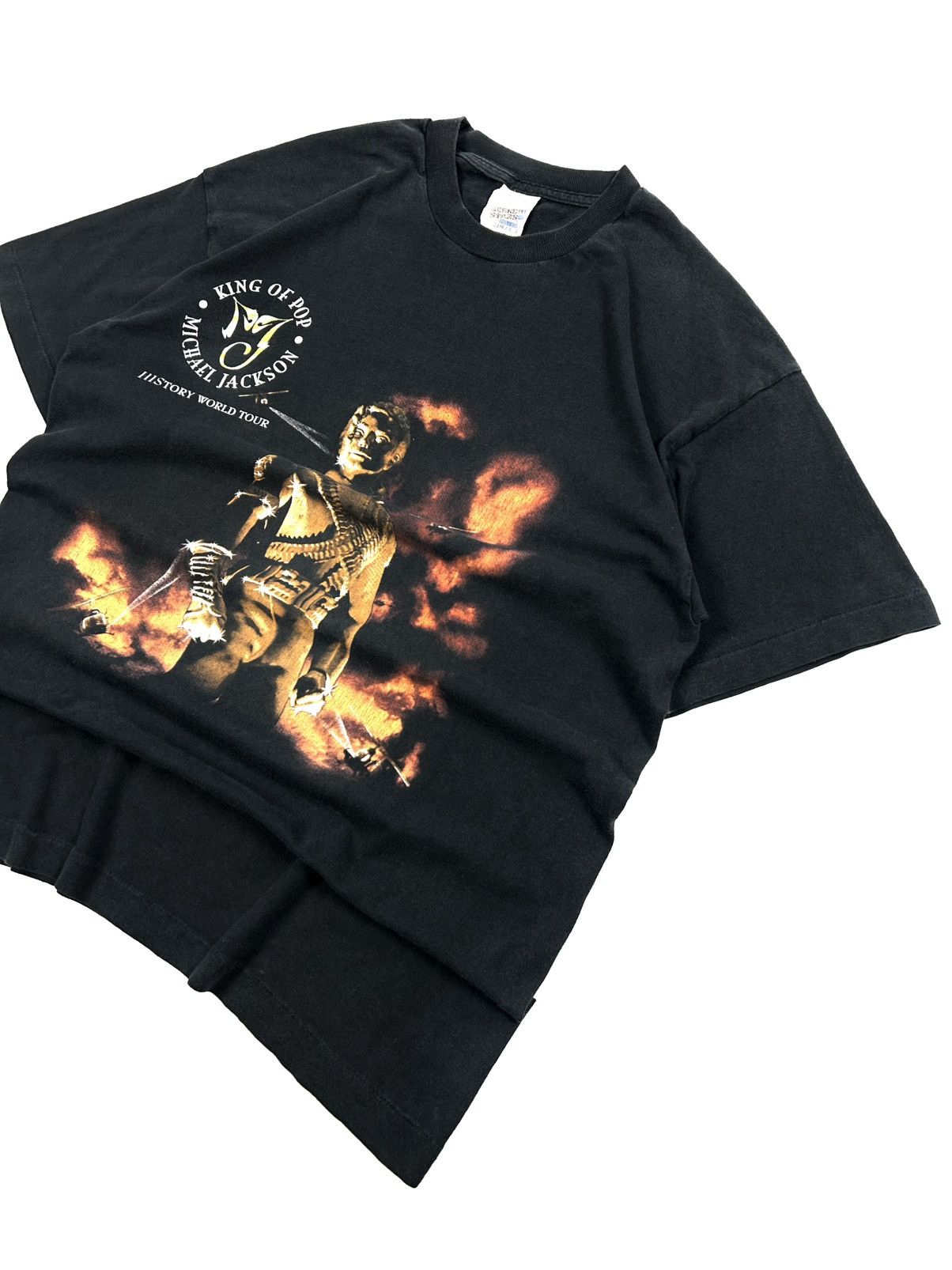 Michael Jackson 1996 Michael Jackson Vintage Tee History World Tour T-Shirt Size US M / EU 48-50 / 2 - 4 Thumbnail