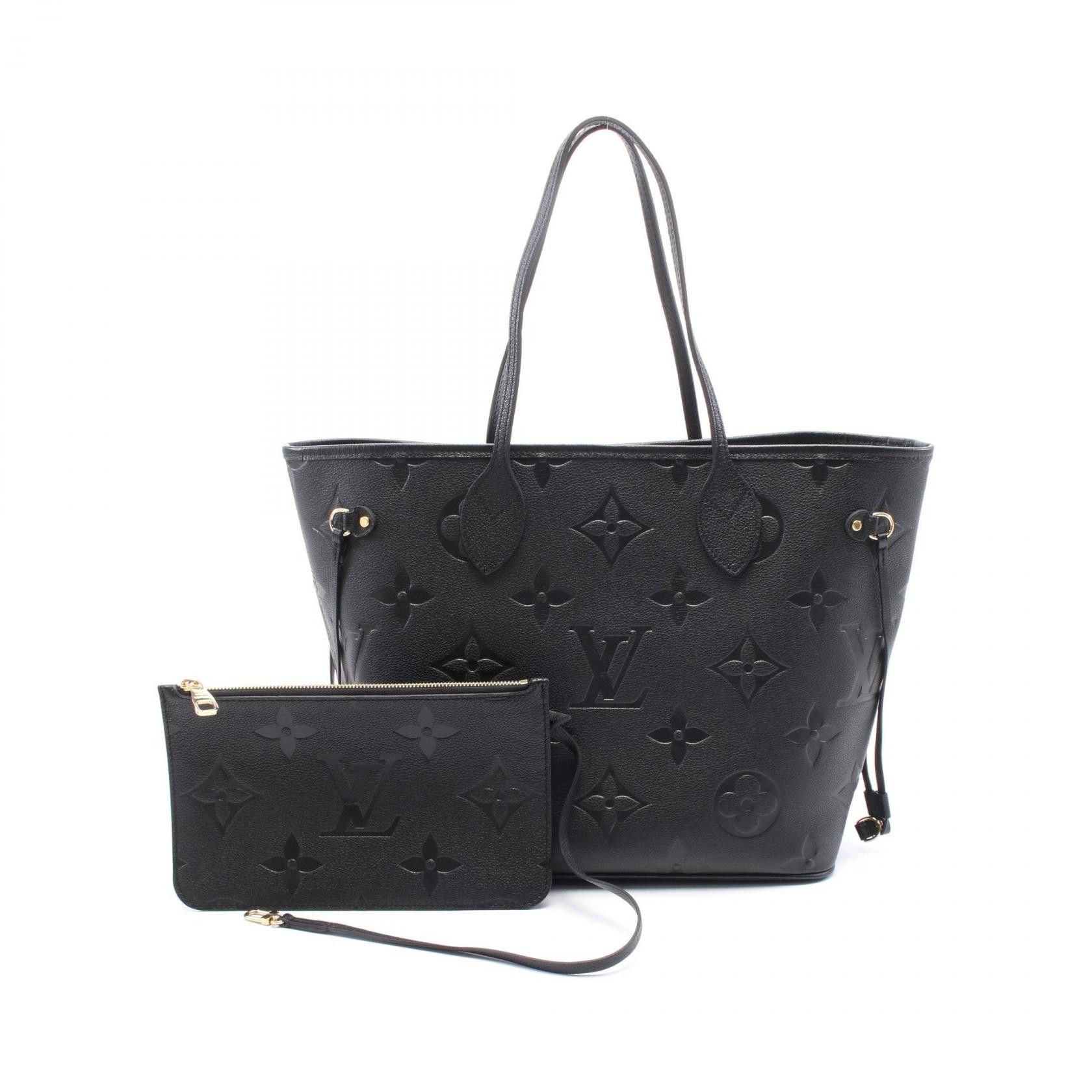 Louis Vuitton Louis Vuitton Neverfull Mm Monogram Empreinte Tote Bag Leather Tote Bag M45685 in Black, Women's