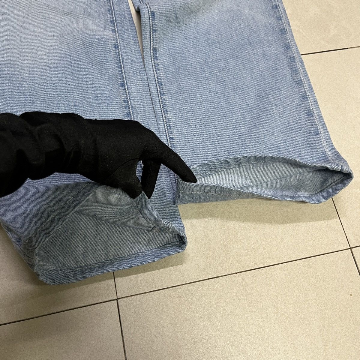 Japanese Brand × Uniqlo × Vintage Uniqlo Baggy Wide Jeans Size US 28 / EU 44 - 3 Thumbnail