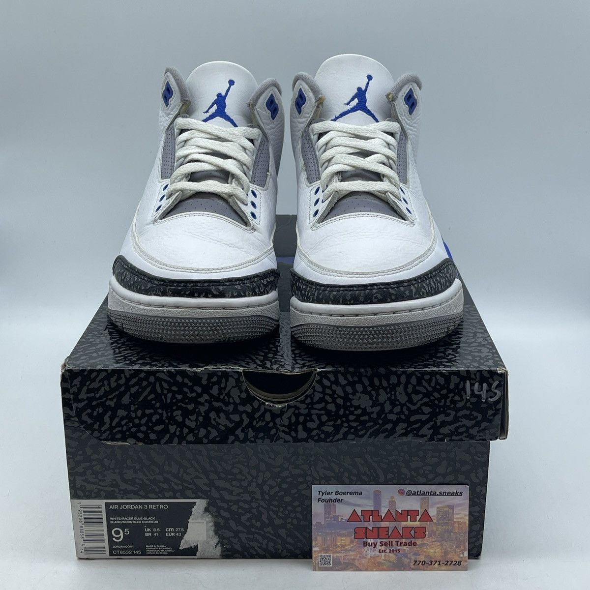 Jordan Brand Air Jordan 3 racer blue Size US 9.5 / EU 42-43 - 2 Thumbnail