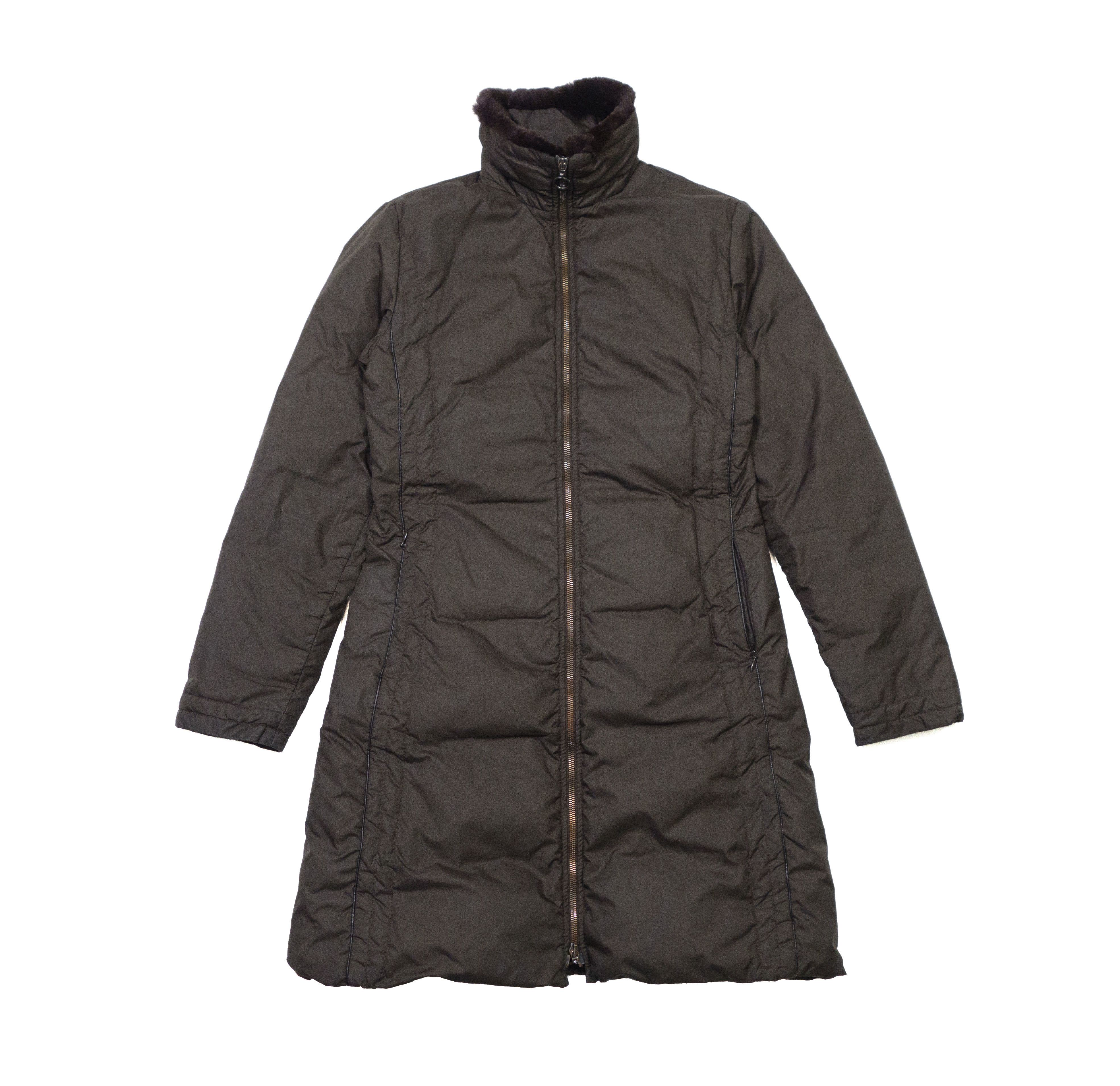 Moncler 00s Long Down Coat High Fur Collar Vintage Size M / US 6-8 / IT 42-44 - 1 Thumbnail
