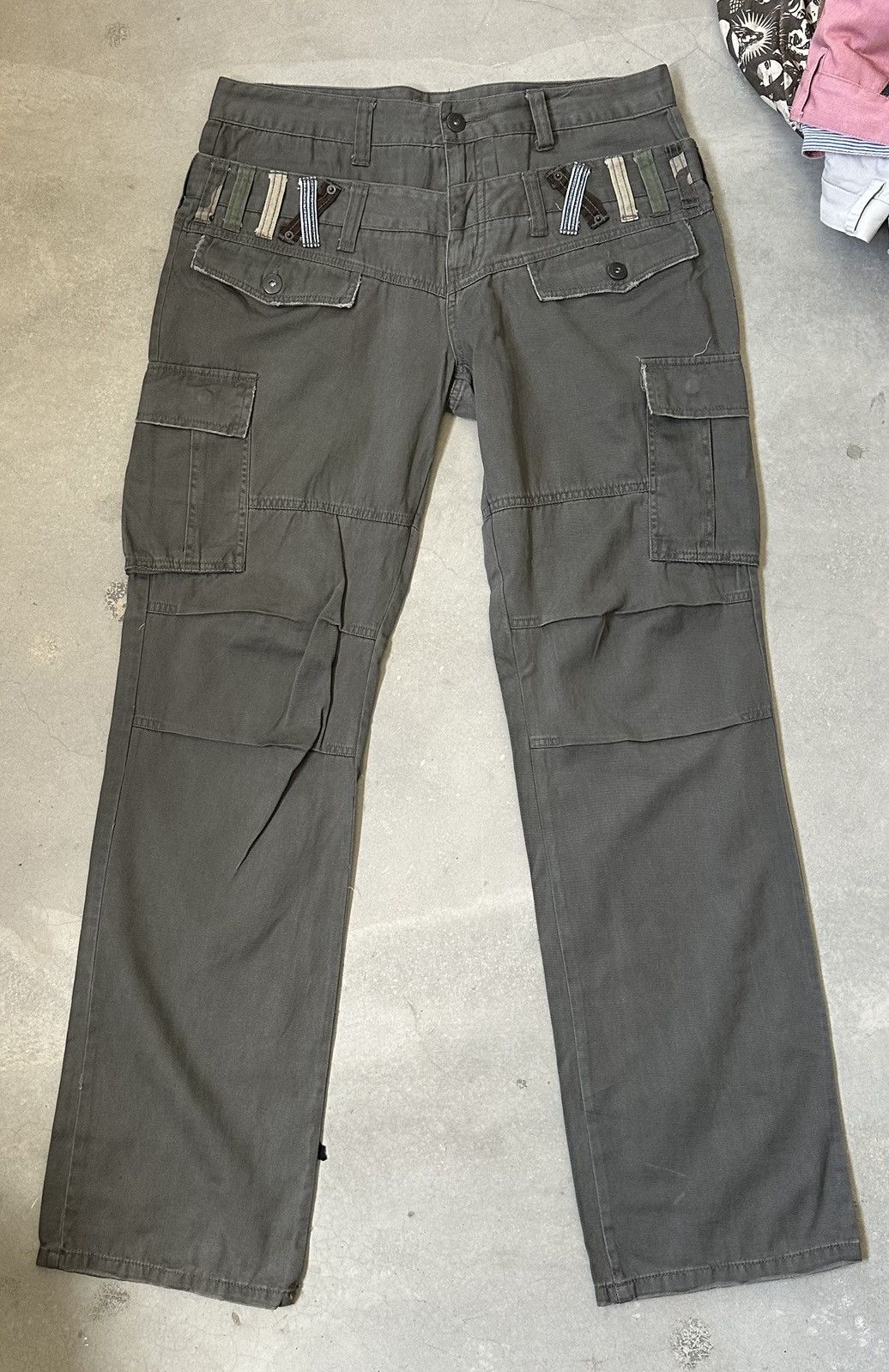 Vintage DENIM LAB DOUBLE WAIST PANT Size US 34 / EU 50 - 1 Thumbnail