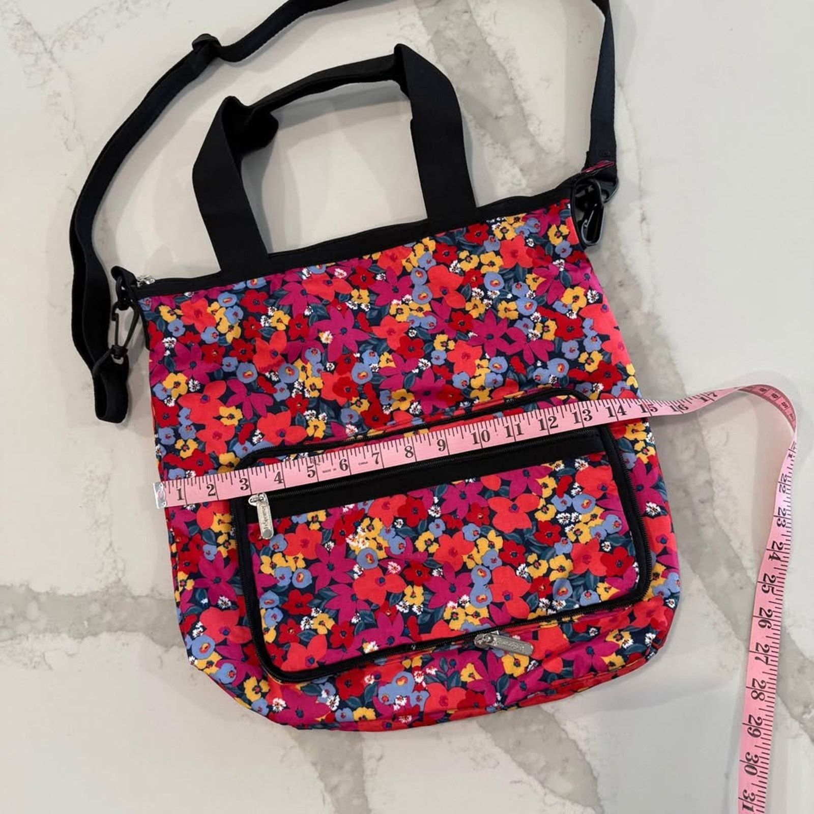 LeSportsac LeSportsac Packable Nylon Slim Tote Bag Adjustable Crossbody Size ONE SIZE - 6 Thumbnail