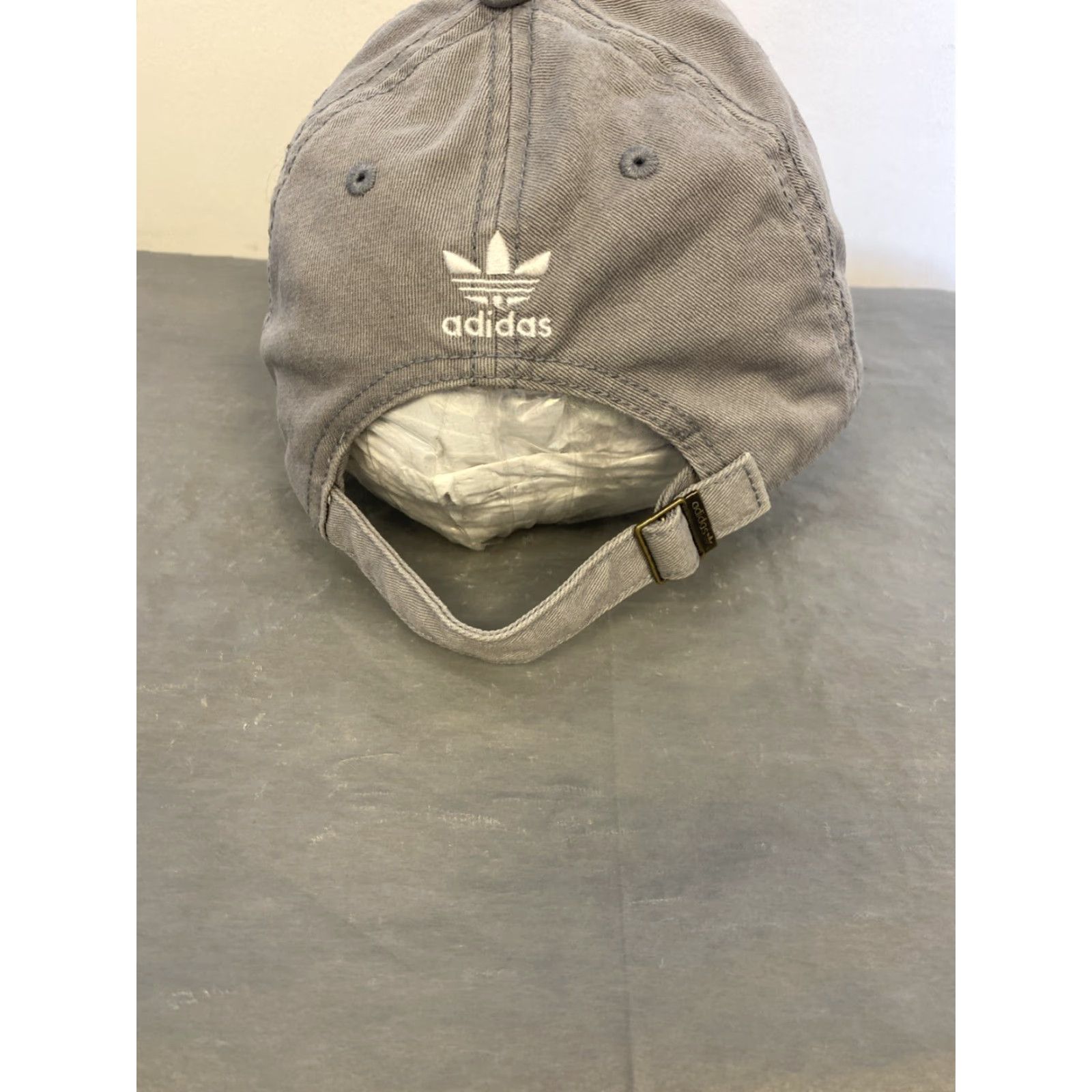 Adidas ADIDAS Golf Hat Cap Adjustable Strap Gray Mens Size ONE SIZE - 3 Thumbnail