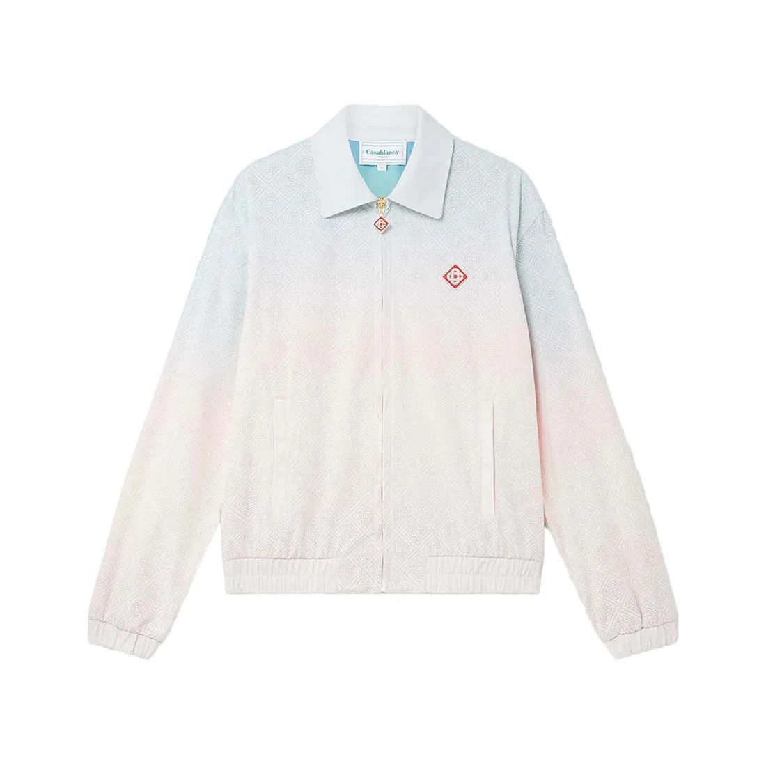 Casablanca o1mle0326 Monogram Perforated Jacket in White Size US XS / EU 42 / 0 - 1 Thumbnail