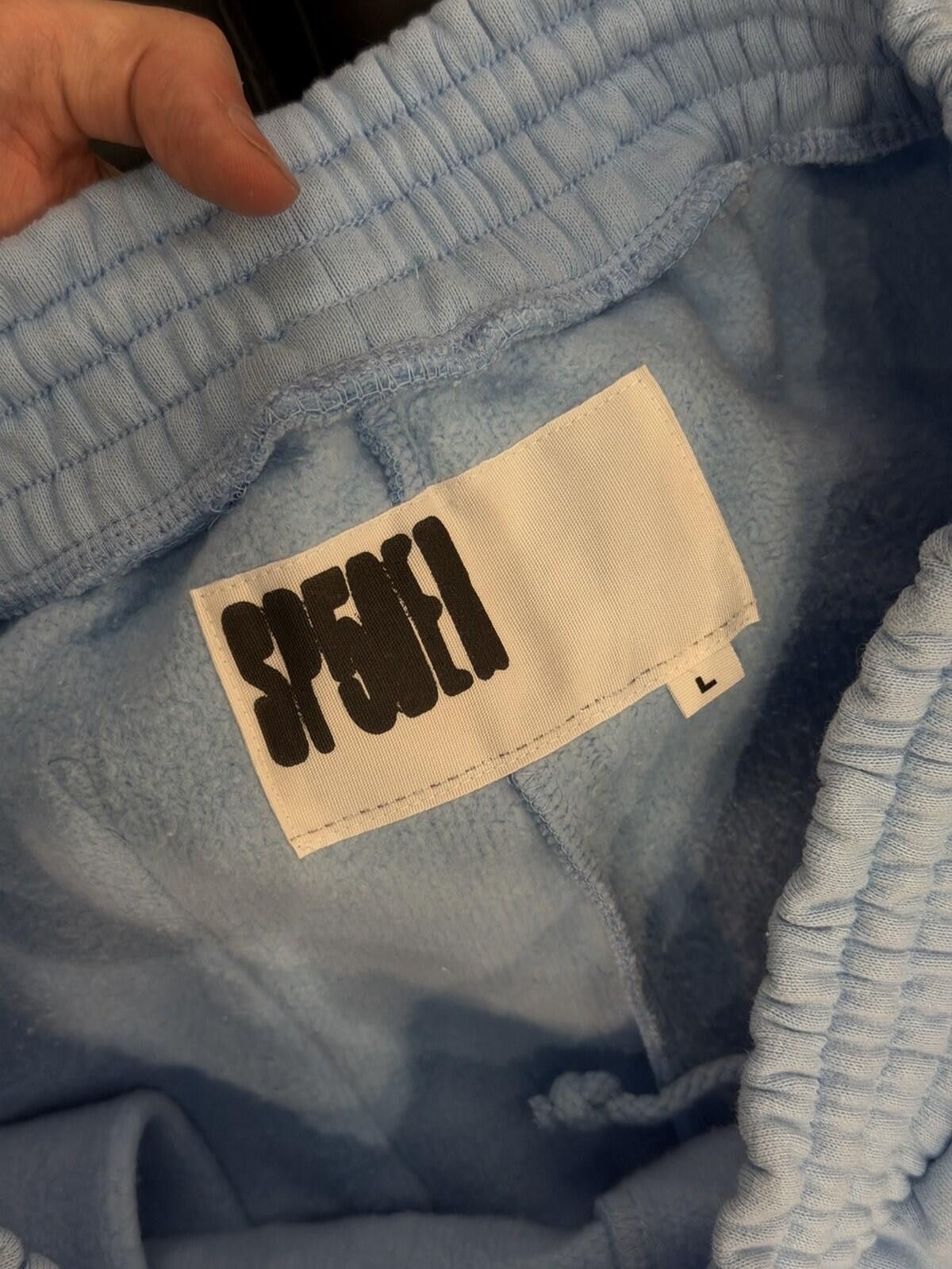 Sp5der Spider Worldwide Sp5der Sweat Shorts Blue VVS Size (Large) Size US 32 / EU 48 - 5 Thumbnail
