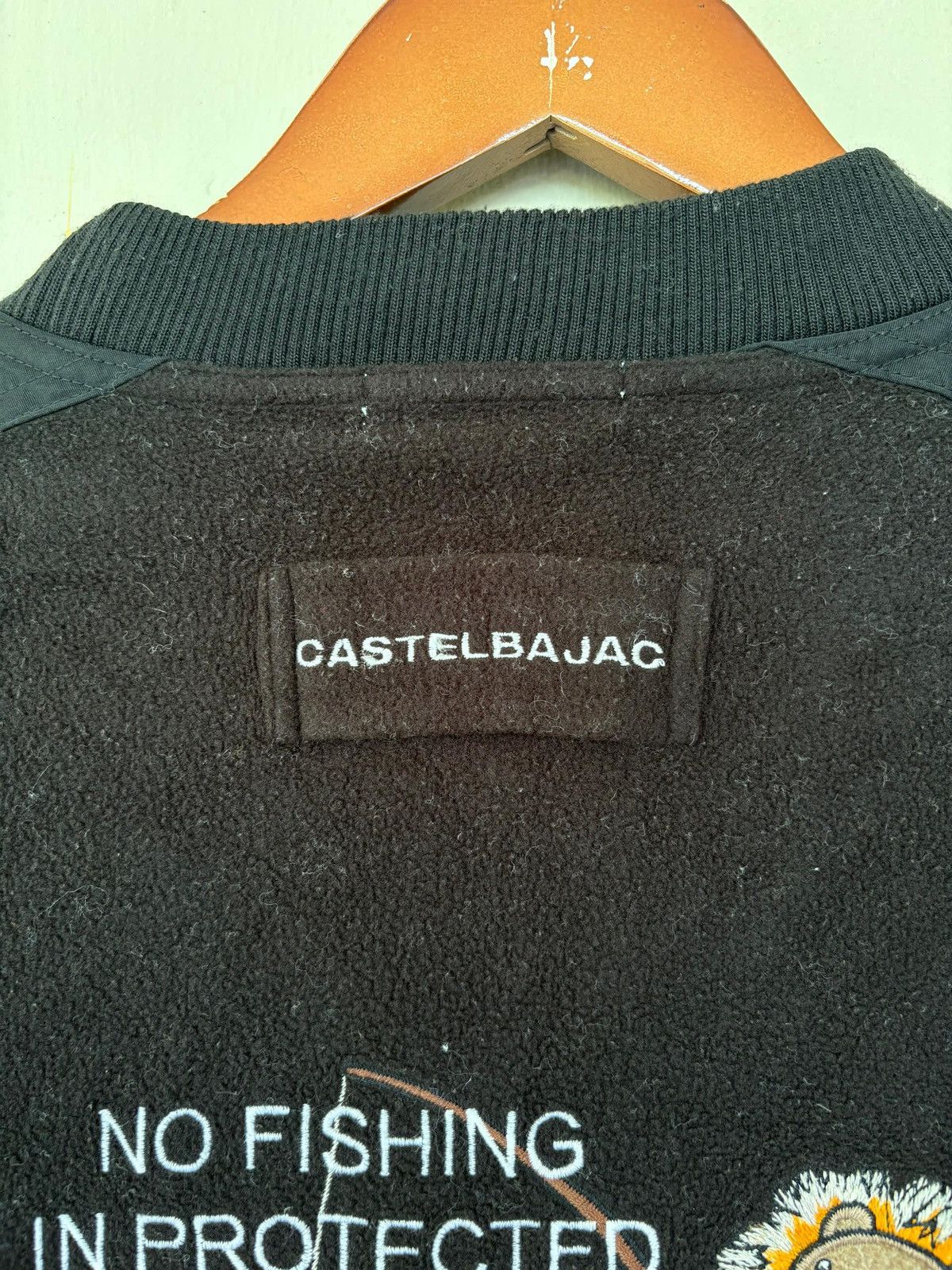 Jean Charles De Castelbajac VTG Castelbajac Sweatshirt Fleece No Fishing inProtectedArea Size US M / EU 48-50 / 2 - 13 Thumbnail