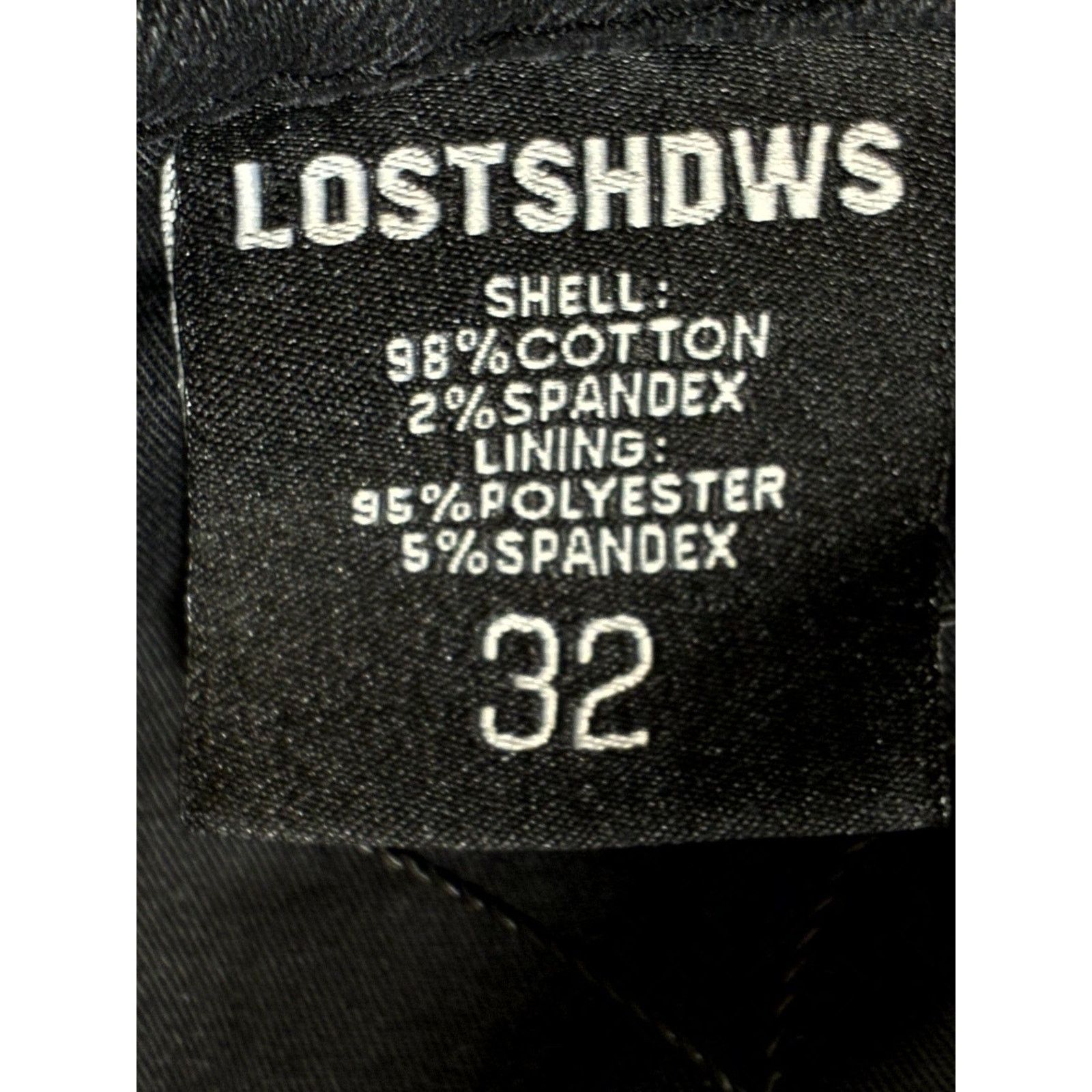 LOSTSHDWS LOST SHDWS "Wax" Black & Green Jeans Size US 32 / EU 48 - 4 Thumbnail