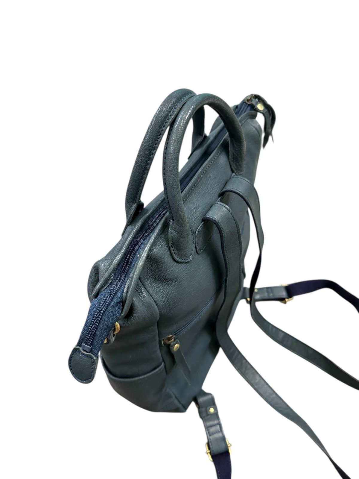 Japanese Brand KISSORA LEATHER BACKPACK Size ONE SIZE - 9 Thumbnail