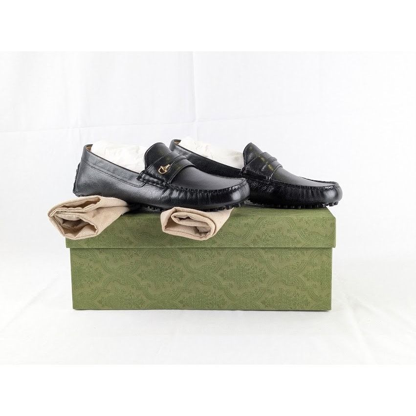 Gucci o1rshd1 Q:2 / Moccasin Leather R.S Quentin in Nero Size US 9.5 / EU 42-43 - 10 Thumbnail