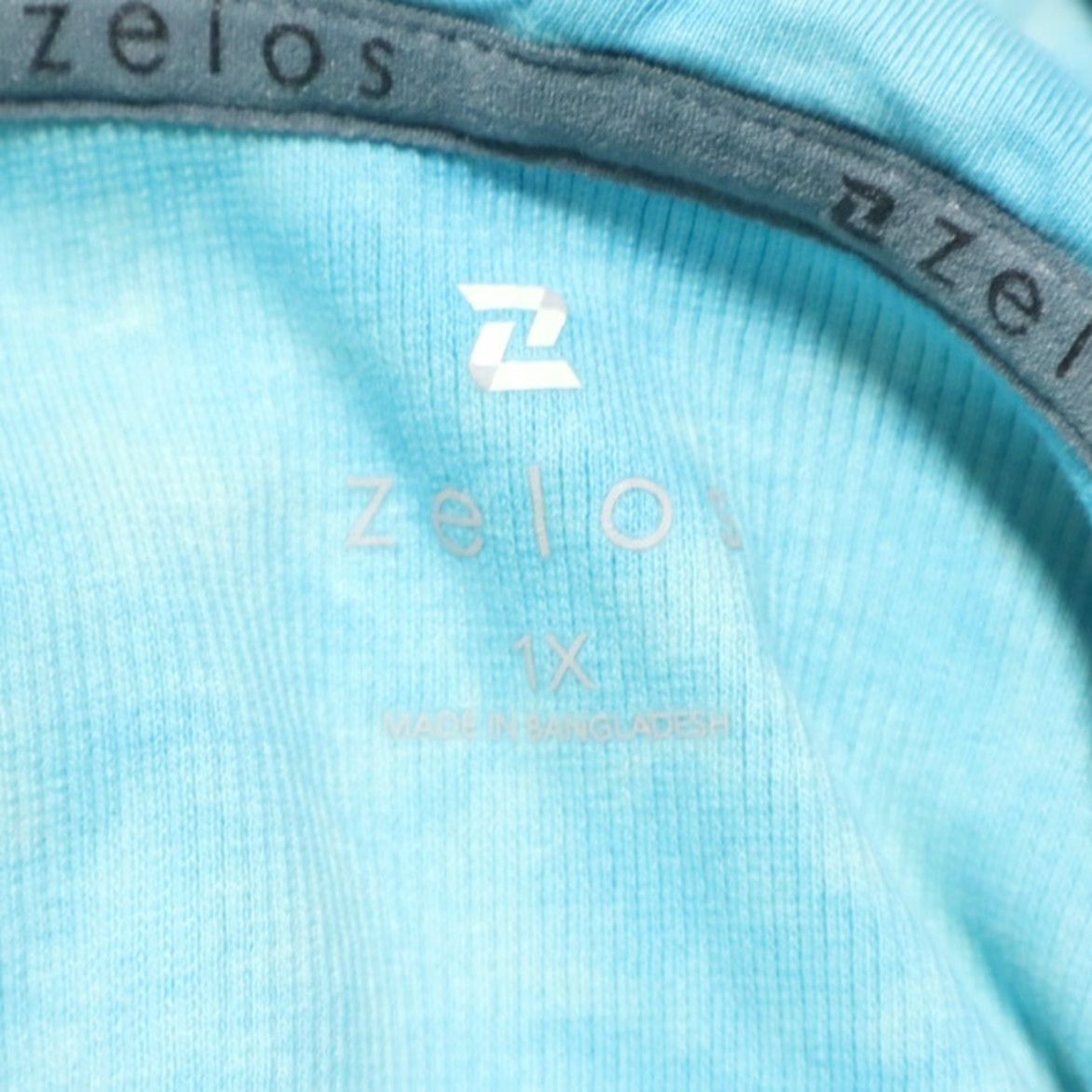 Vintage Zelos 1/2 Zip Tie-Dye Hoodie Blue Women's 1X Shirt Holy smokes Size XL / US 12-14 / IT 48-50 - 6 Thumbnail