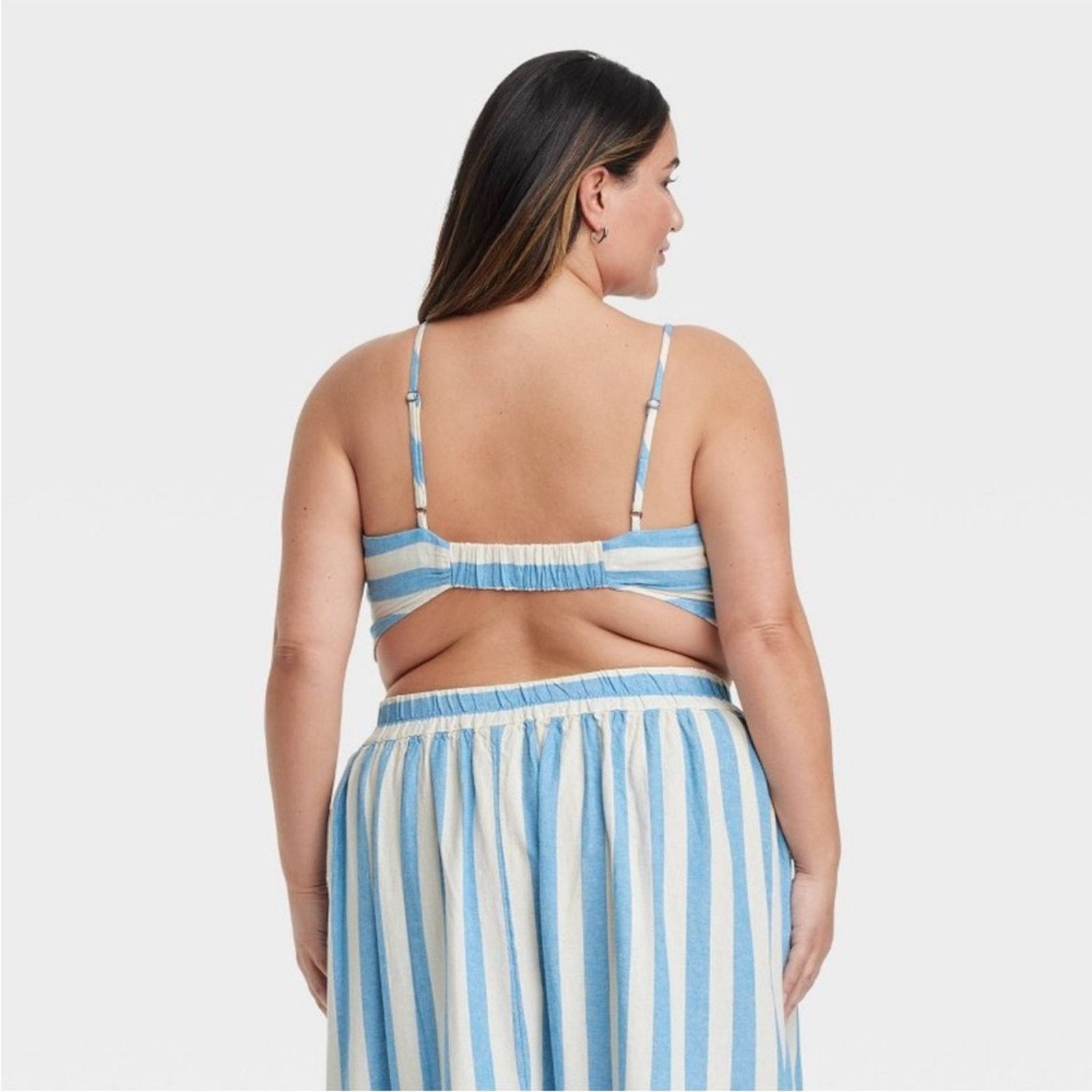 Other NWT a new day beach bungalow linen bralette Size XXL / US 16-18 / IT 52-54 - 2 Thumbnail