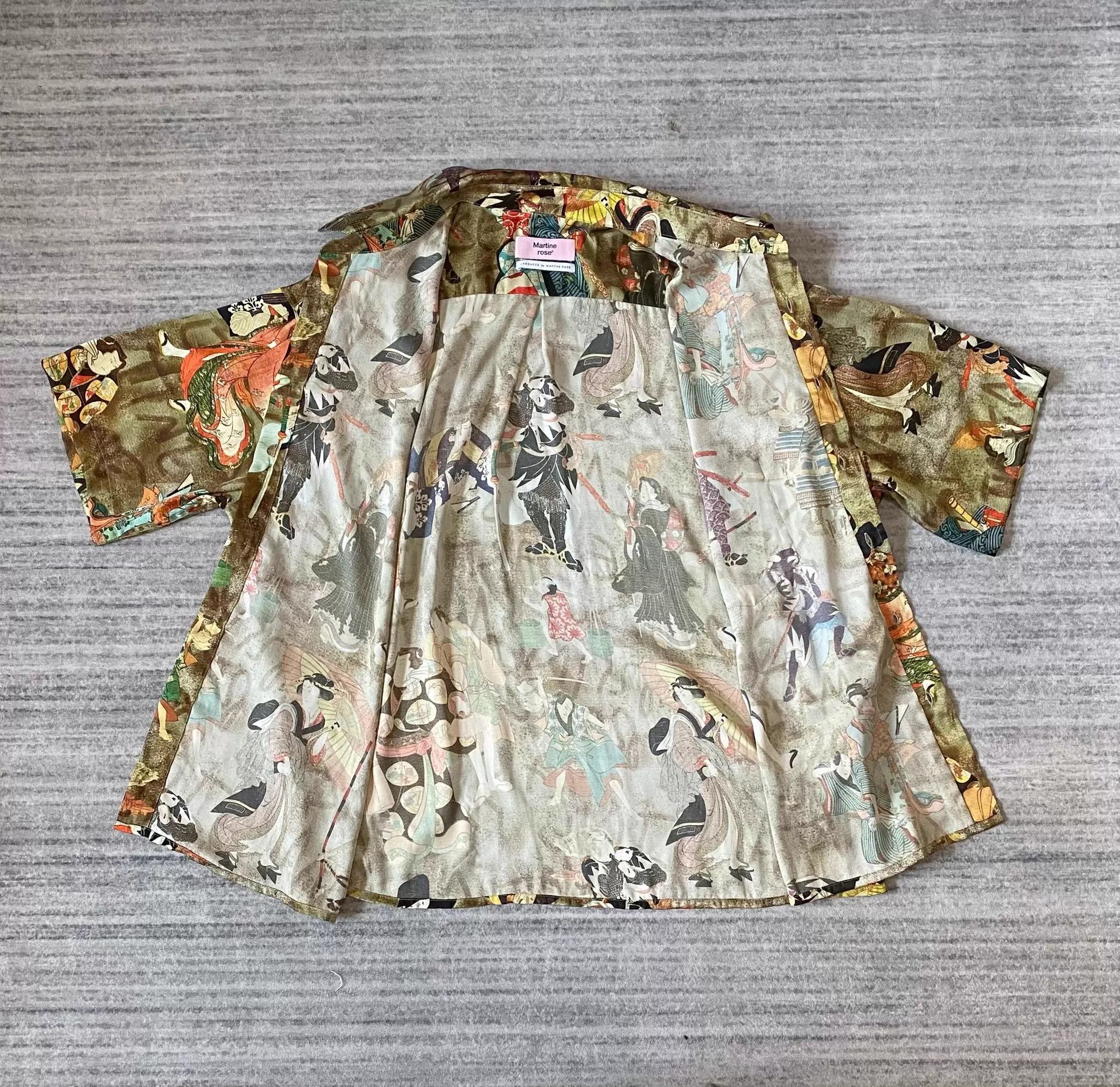Martine Rose Martine Rose Ukiyo-e Kabukicho Geisha Aloha Shirt Short S Size US S / EU 44-46 / 1 - 2 Thumbnail