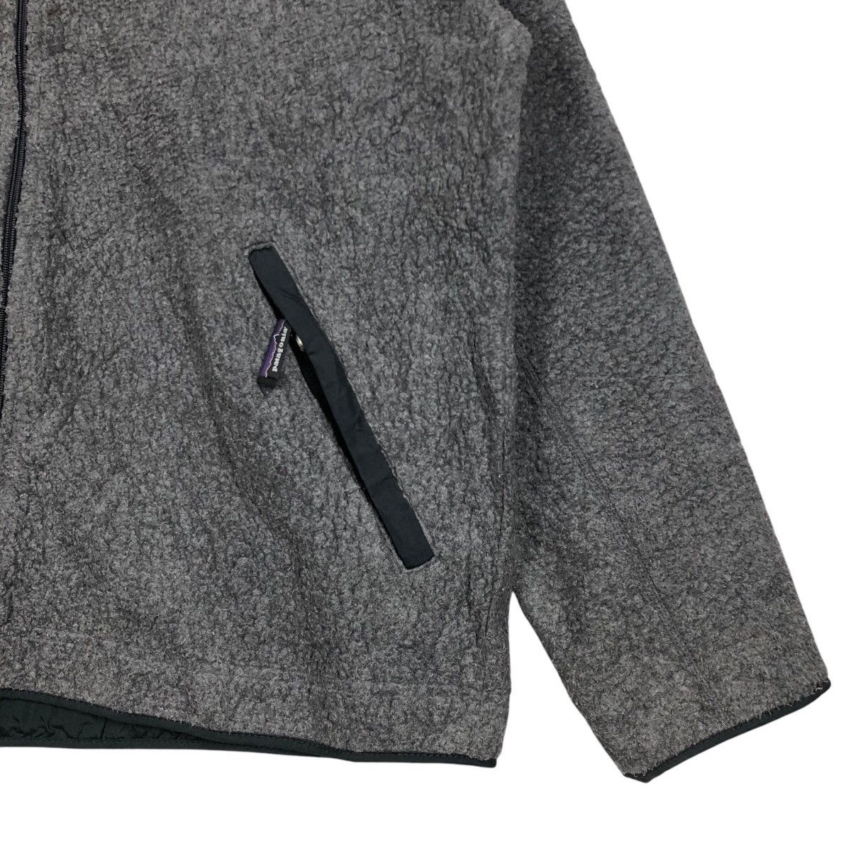 Patagonia × Vintage Vintage Patagonia Mock Neck Zip Up Fleece Sweater Size US XL / EU 56 / 4 - 5 Thumbnail