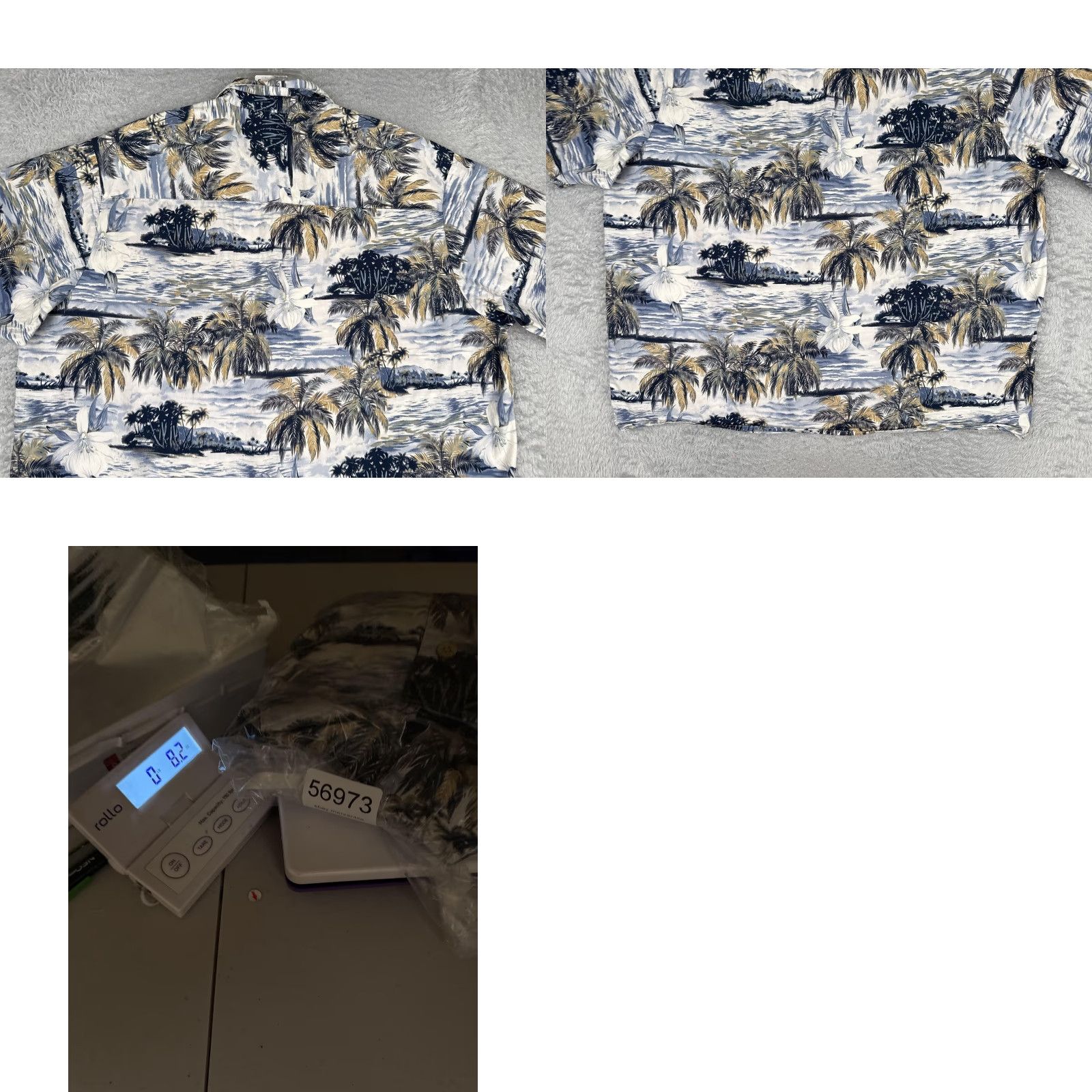 Vintage Natural Issue Shirt Mens 2XL Blue Short Sleeve Hawaiian Button Up Beach Casual Size US XXL / EU 58 / 5 - 9 Thumbnail