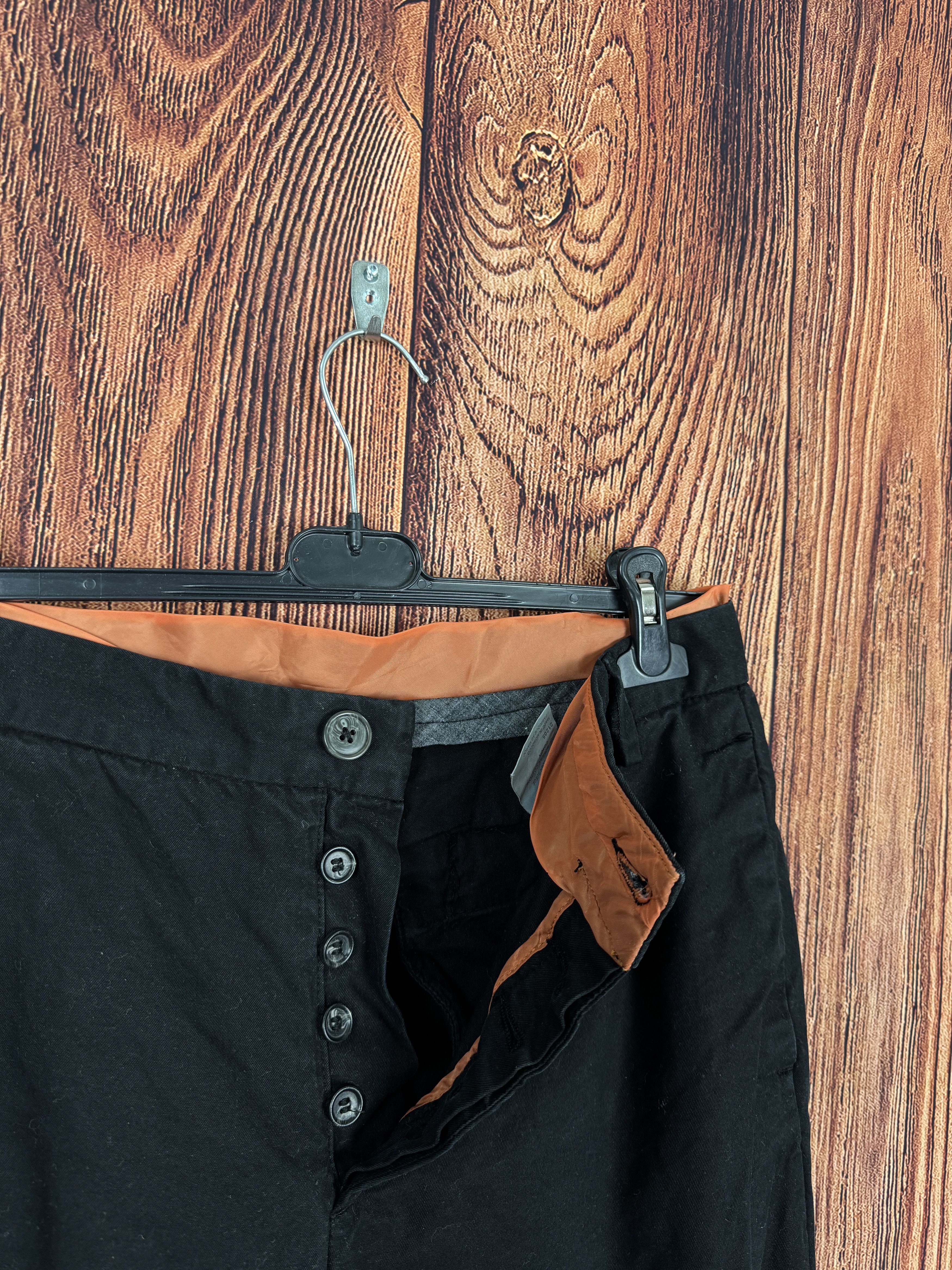 Acne Studios ACNE Guy Black Chino Casual Pant W33 L32 Size US 33 - 5 Thumbnail